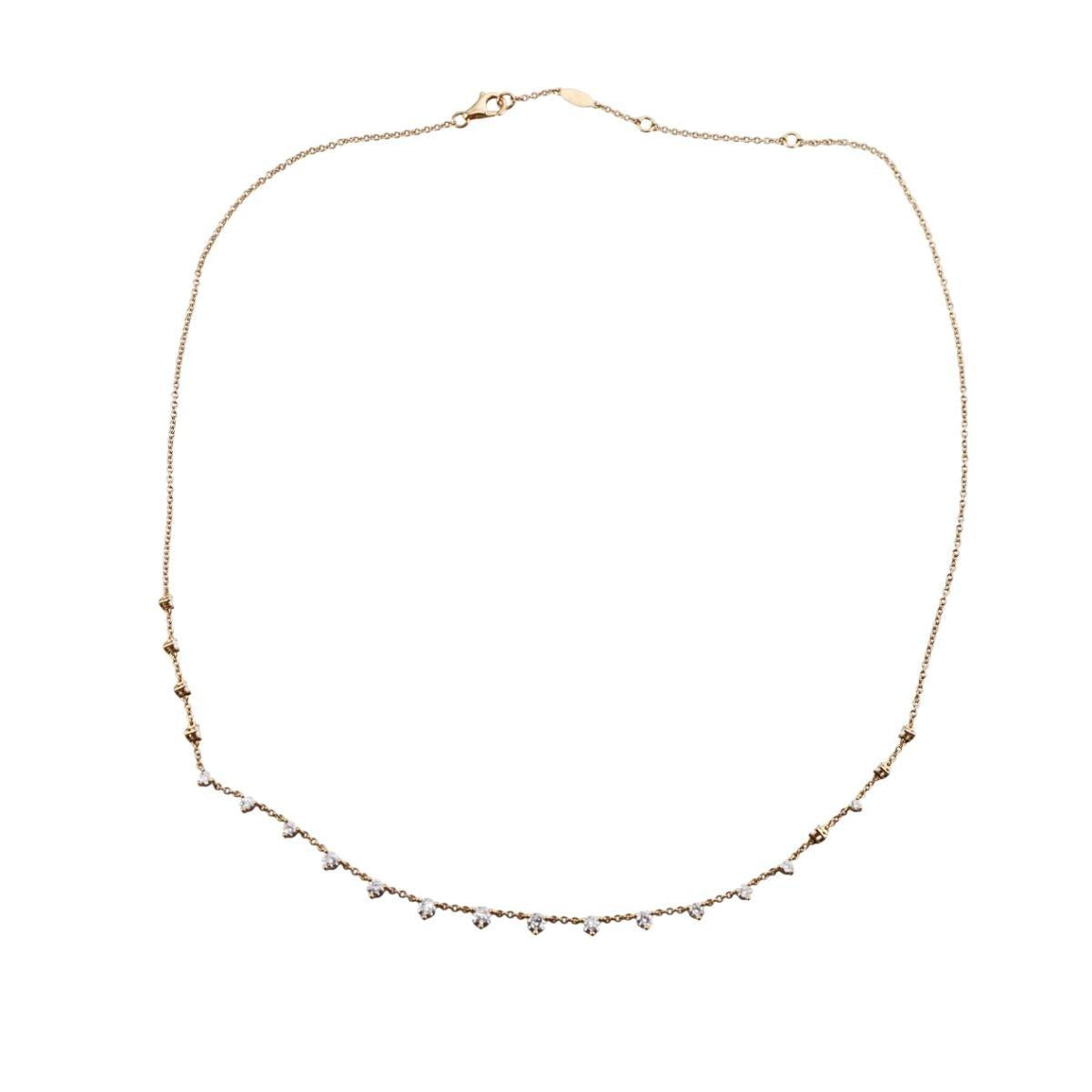 Memoire Essentials 18k Gold Diamond Necklace