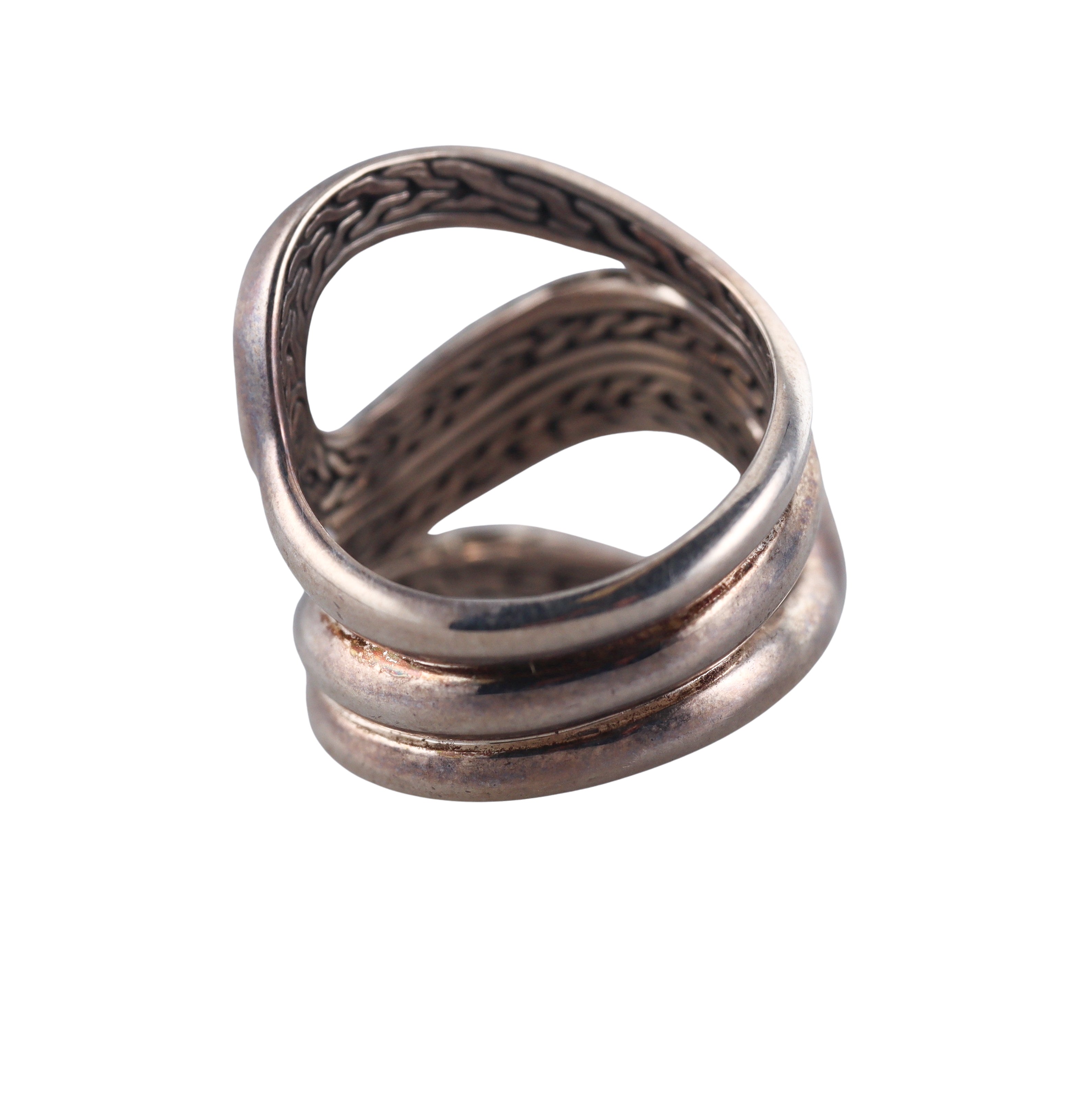 John Hardy Classic Sterling Silver Ring Retail $495