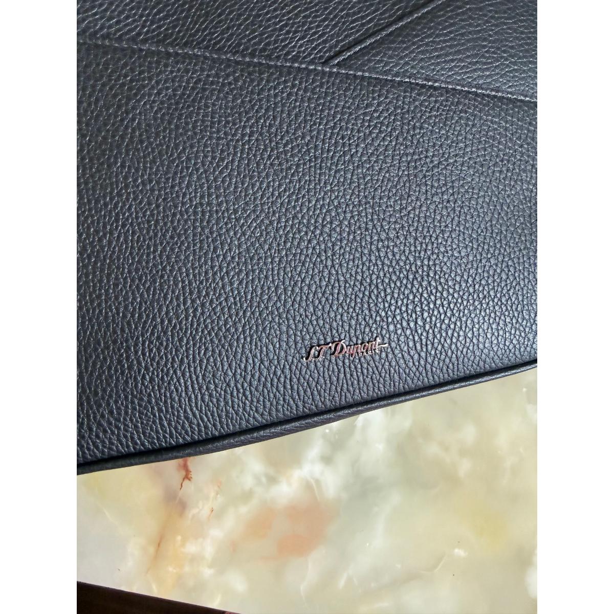 S. T. Dupont Neo Capsule Black Leather Pouch 181243