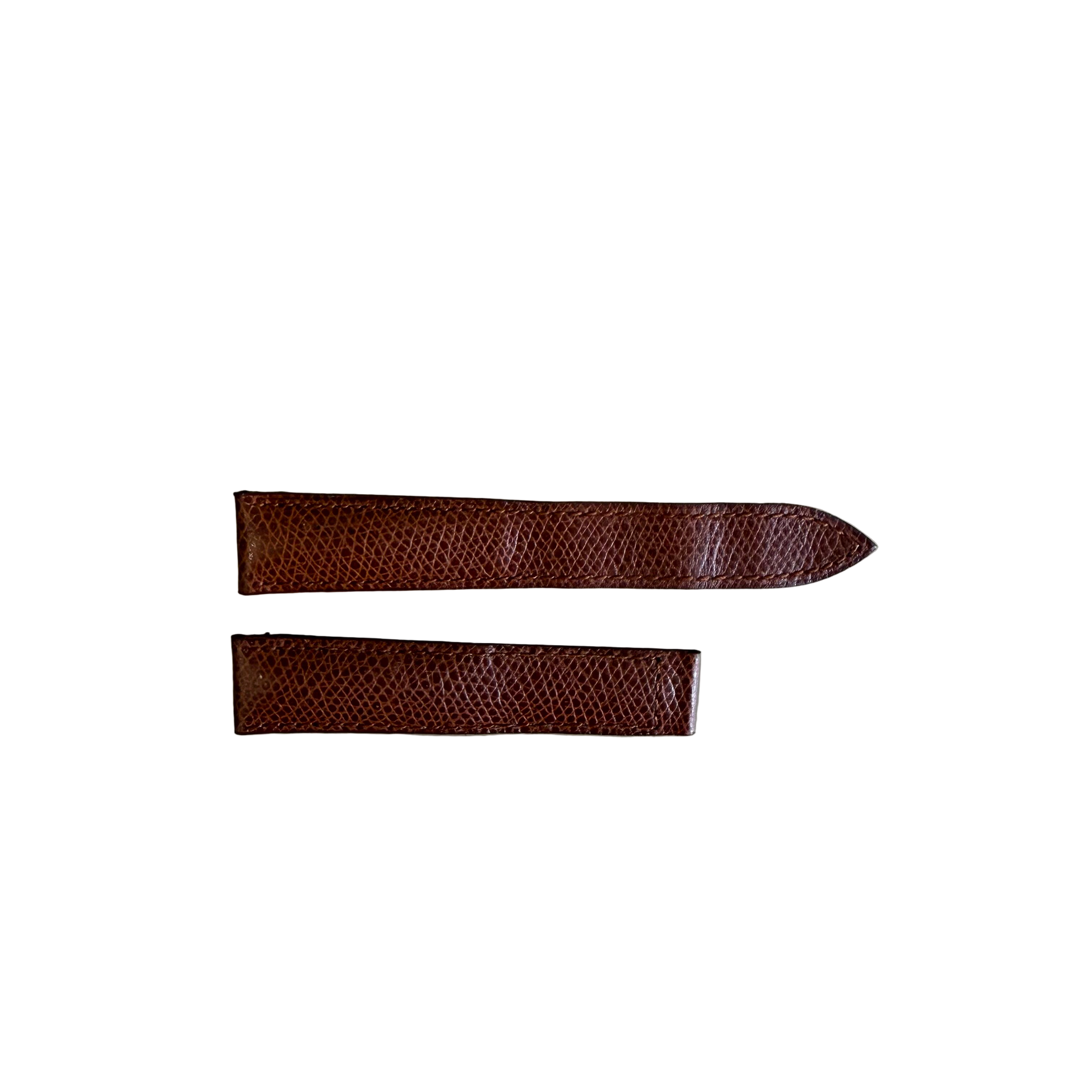 Authentic Baume & Mercier Brown Lizard Watch Strap Band 18mm