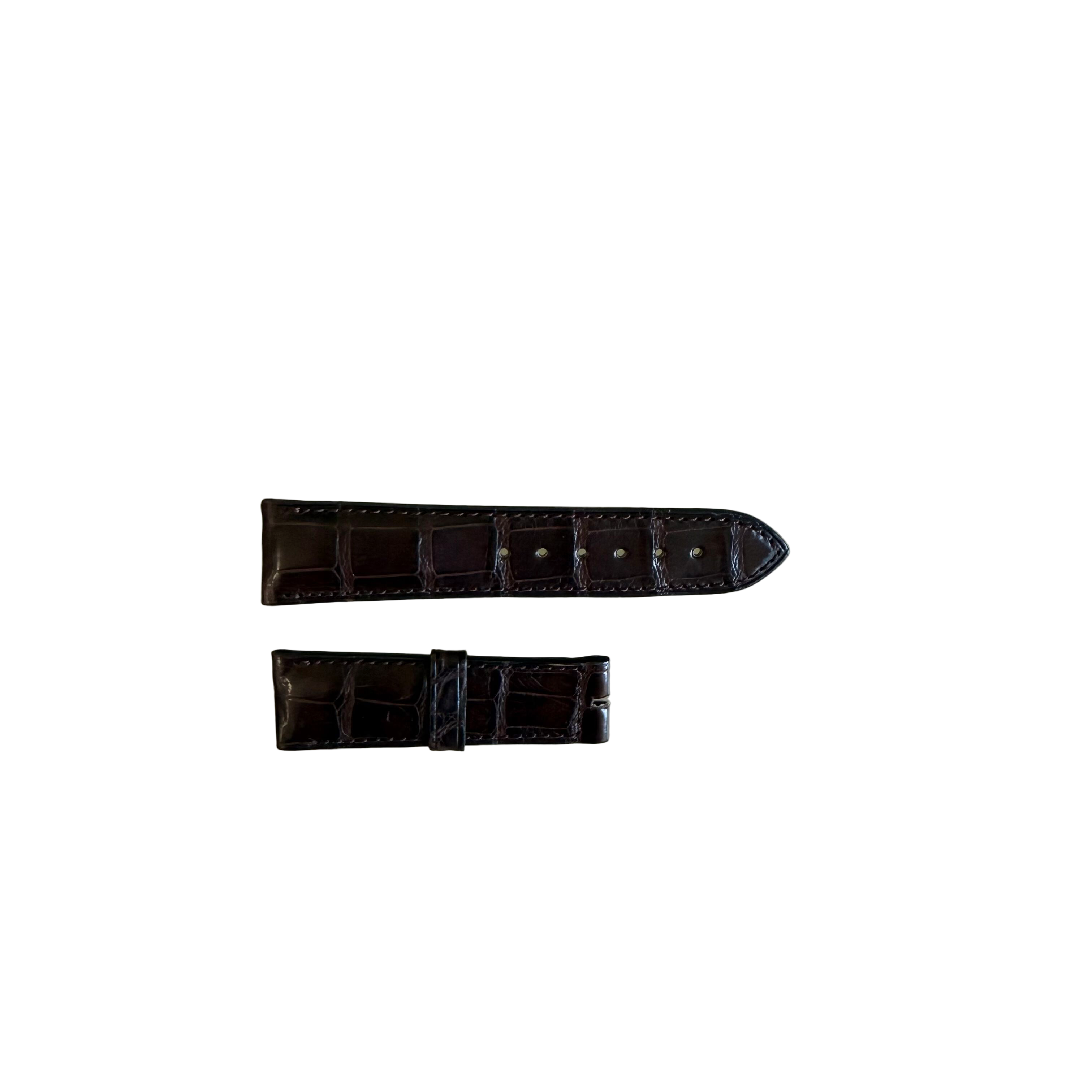 Authentic David Yurman Brown Alligator Watch Strap Band 20mm