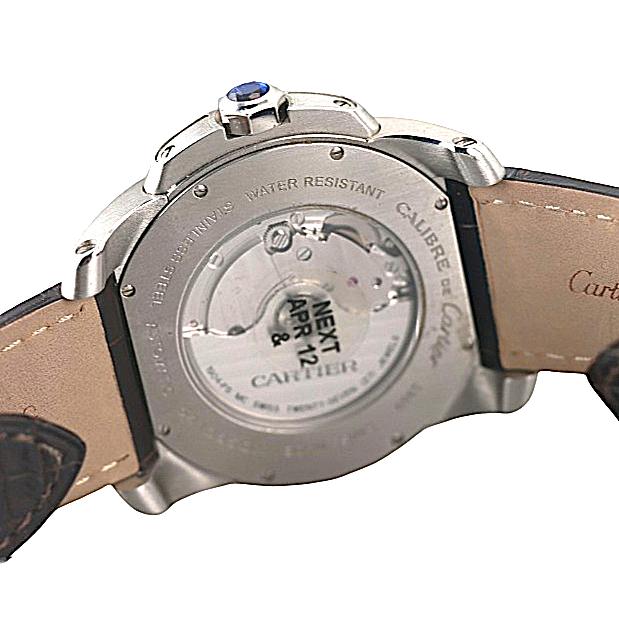Cartier Calibre Two Tone Rose Gold Steel Automatic Watch W7100039