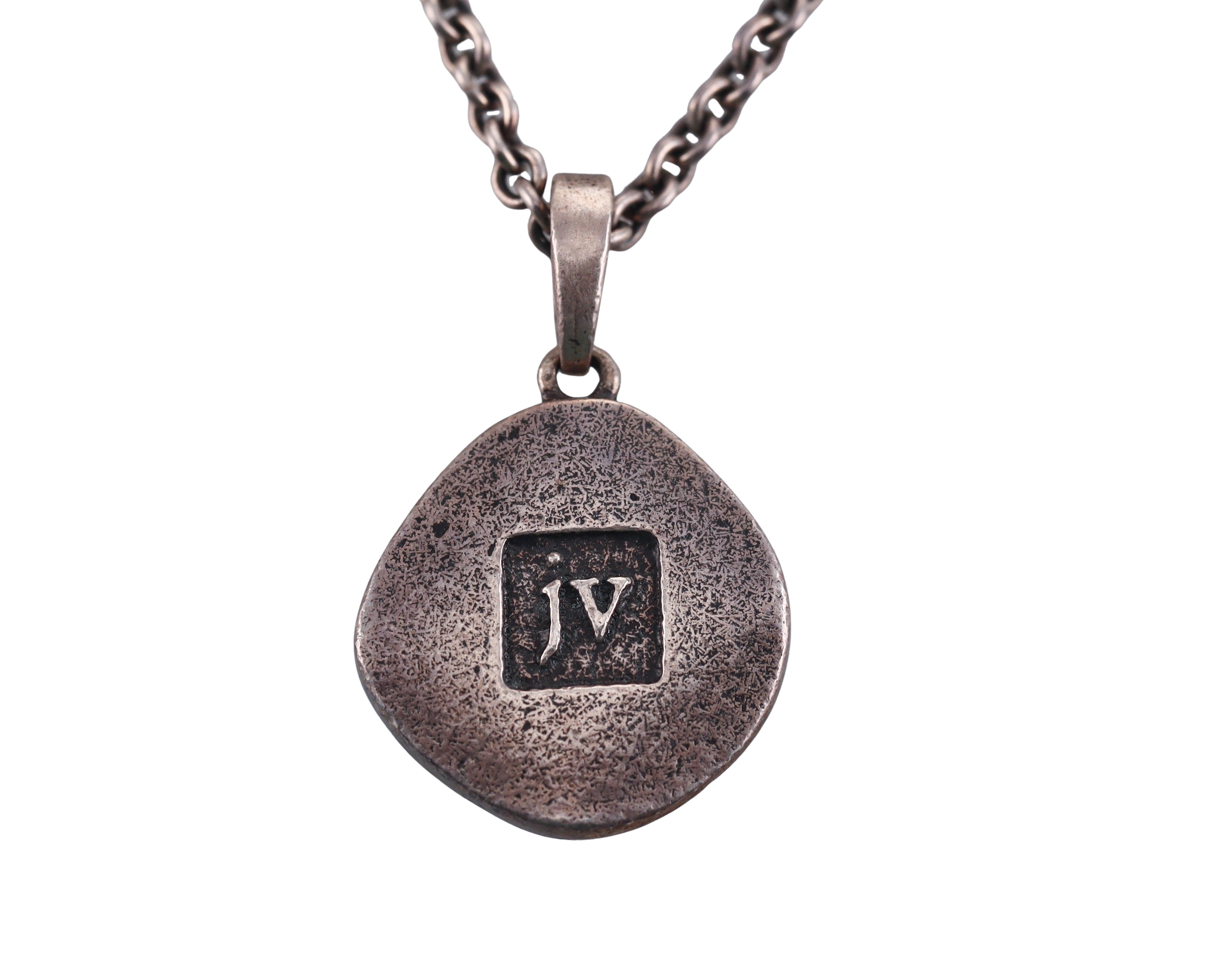 John Varvatos Sterling Silver Pendant Necklace #3620