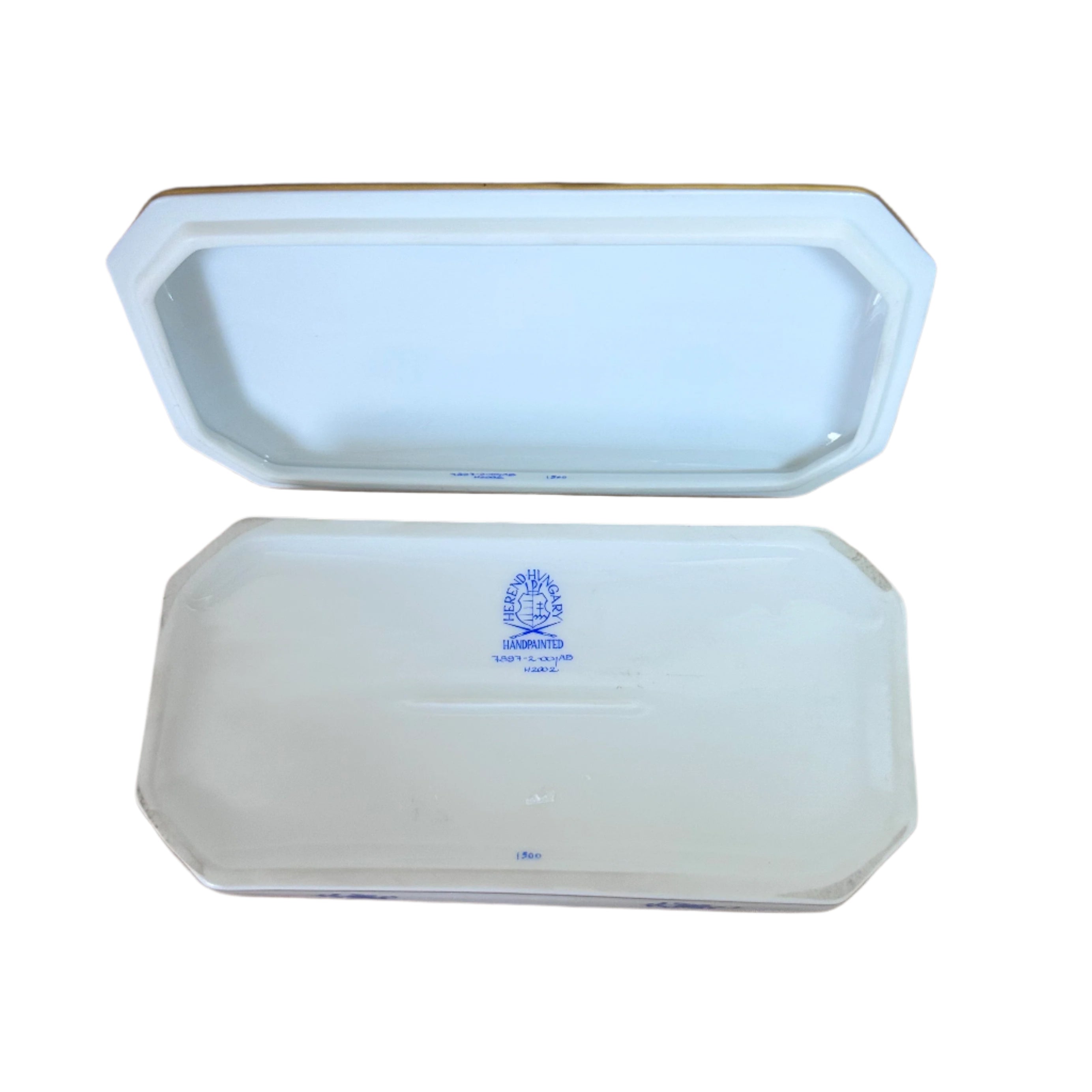 Herend Porcelain Chinese Bouquet Trinket Box 7897-2-00/AB