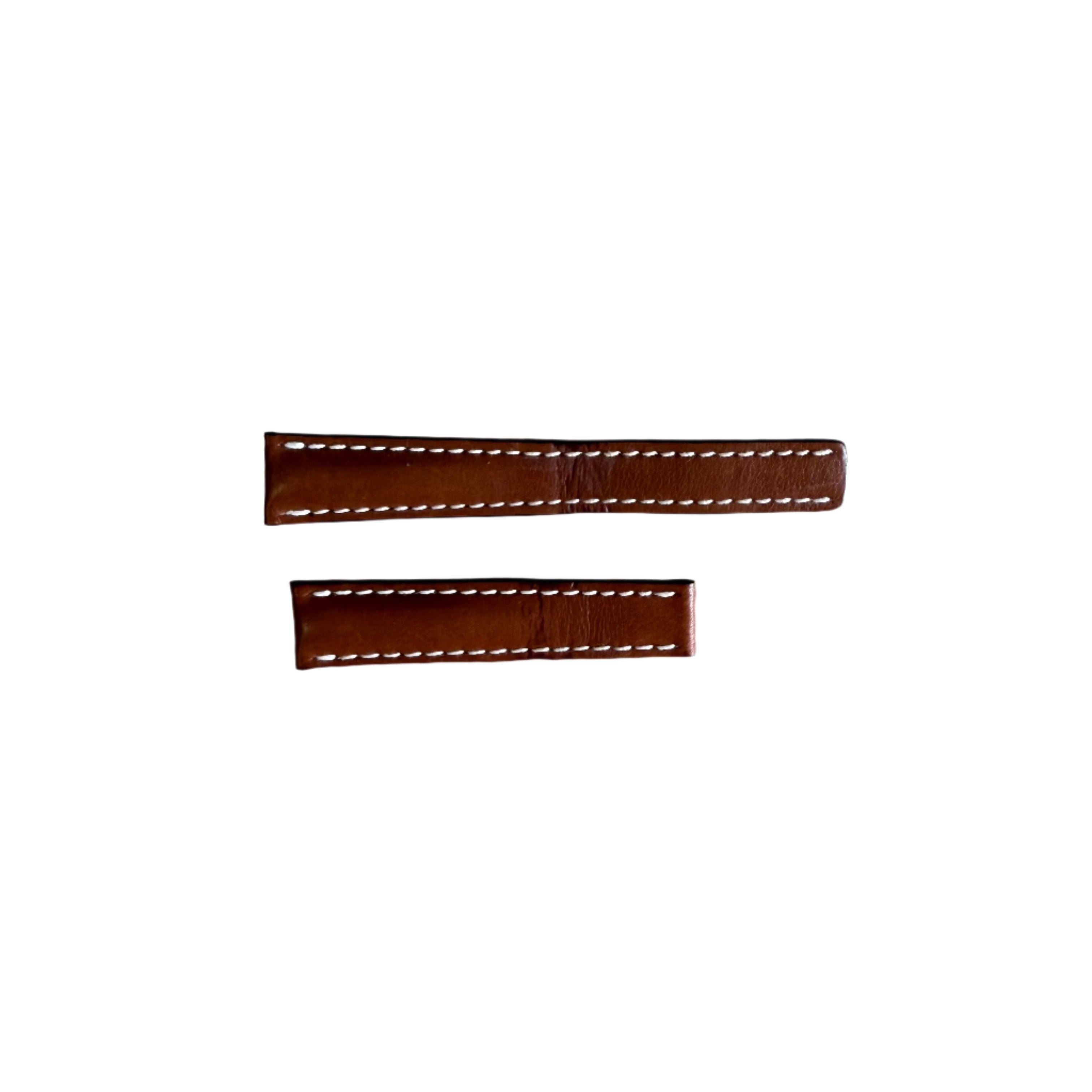 Authentic Breitling Brown Calfskin Watch Strap Band 413X 18mm