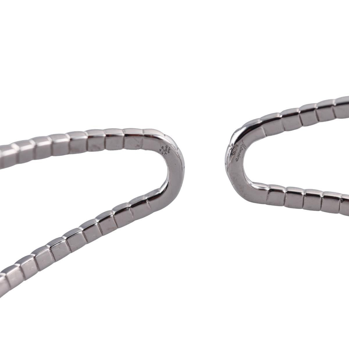 Memoire CrissCross Flex 18k Gold Diamond Cuff Bracelet