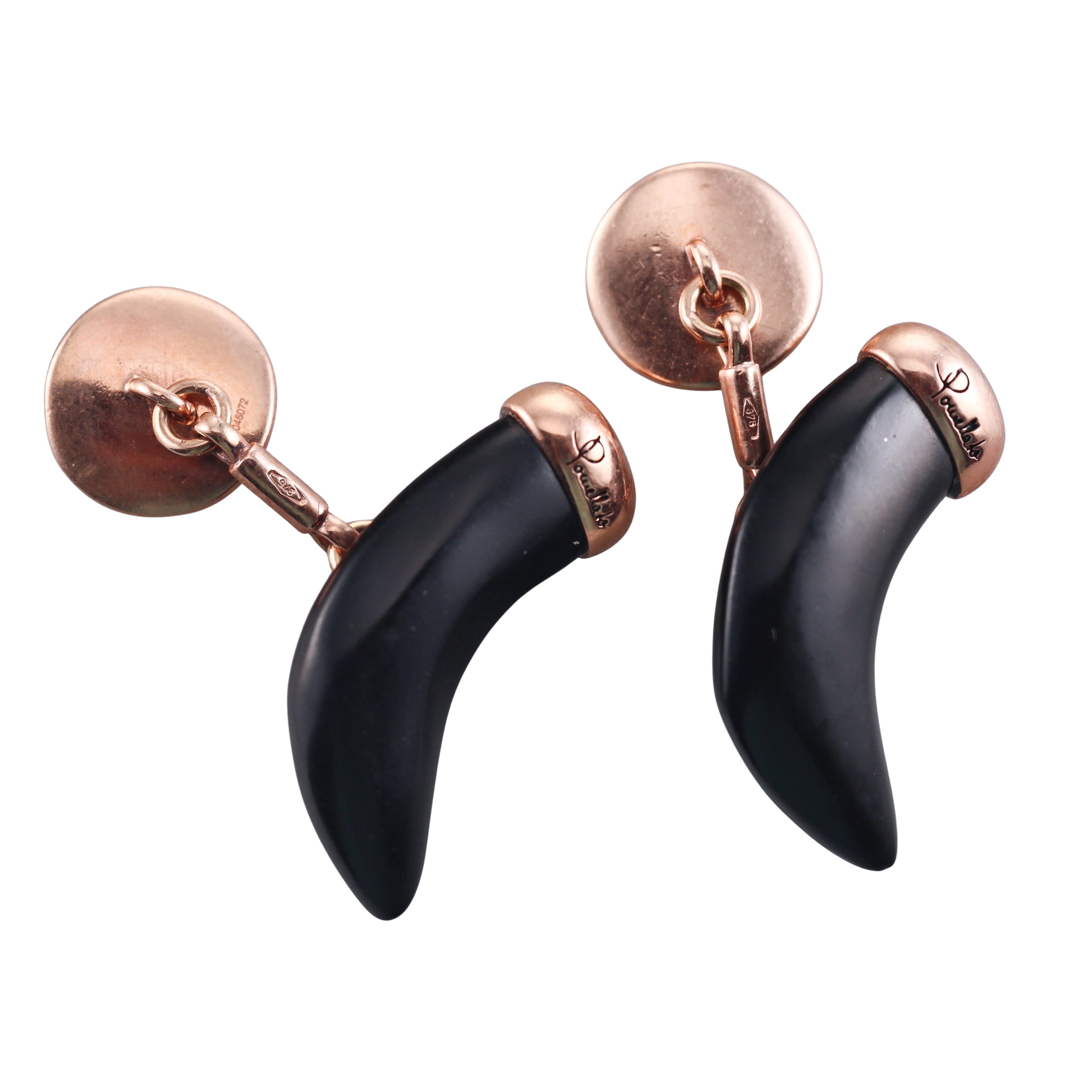 Gold Pomellato Jet Cufflinks