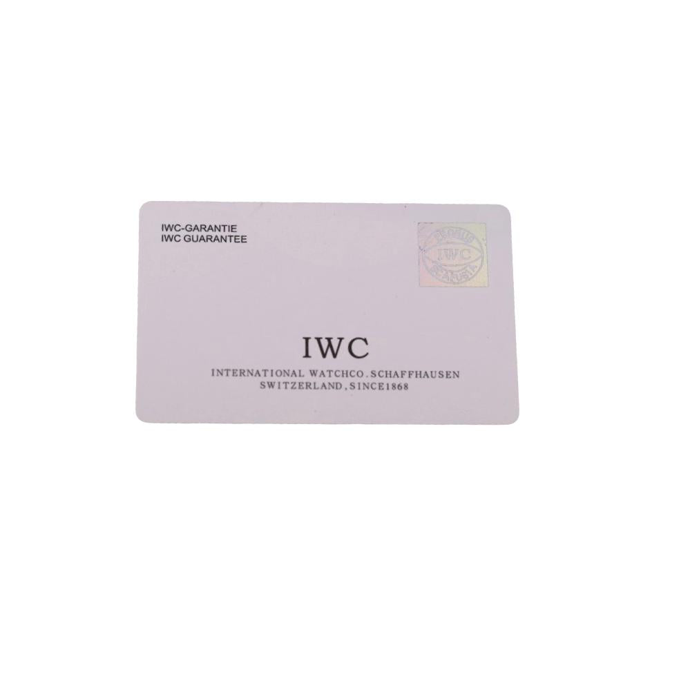 IWC Portugieser Rattrapante Split Seconds Chronograph Watch IW3712-02