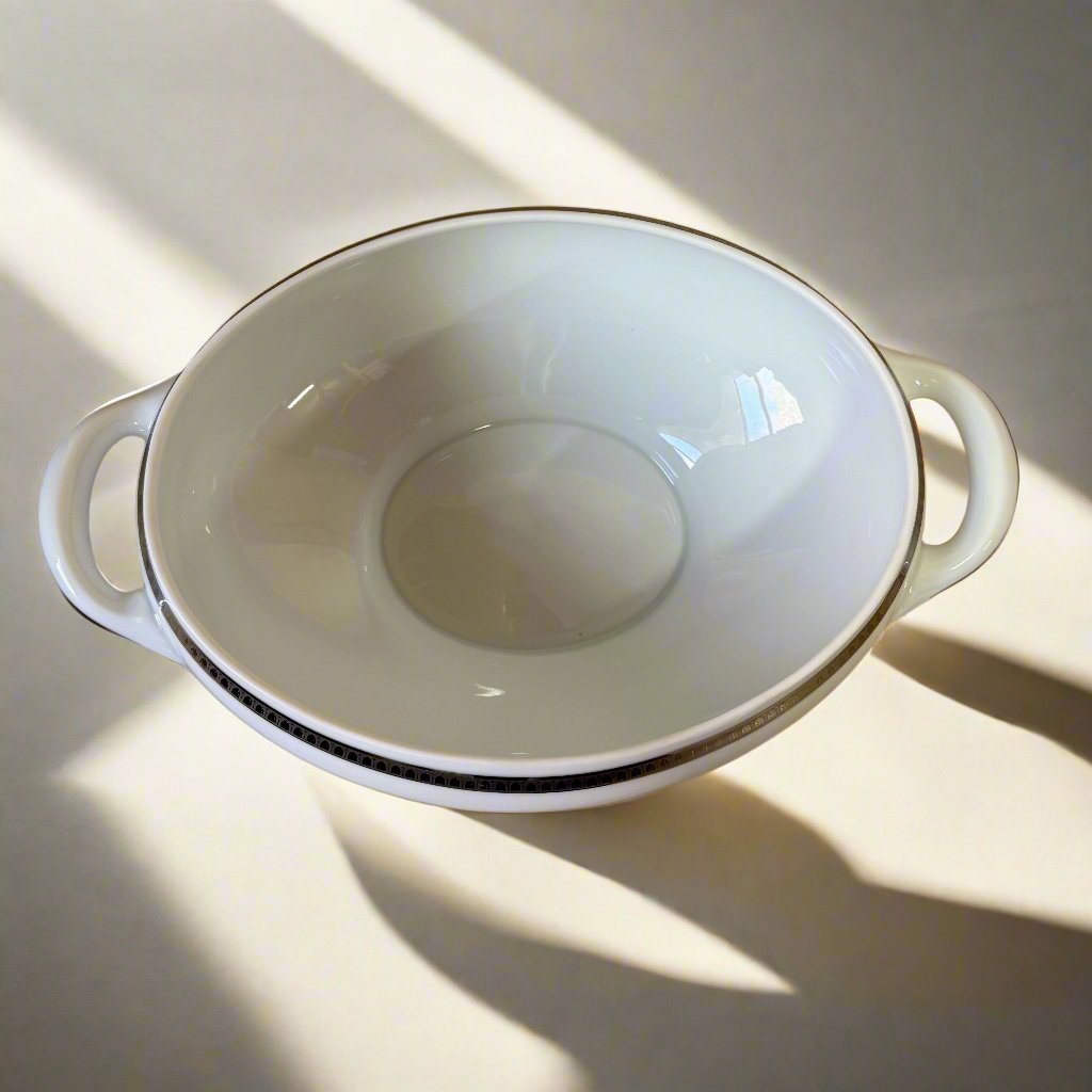 Christofle Malmaison Porcelain Vegetable Dish with Cover 7645310