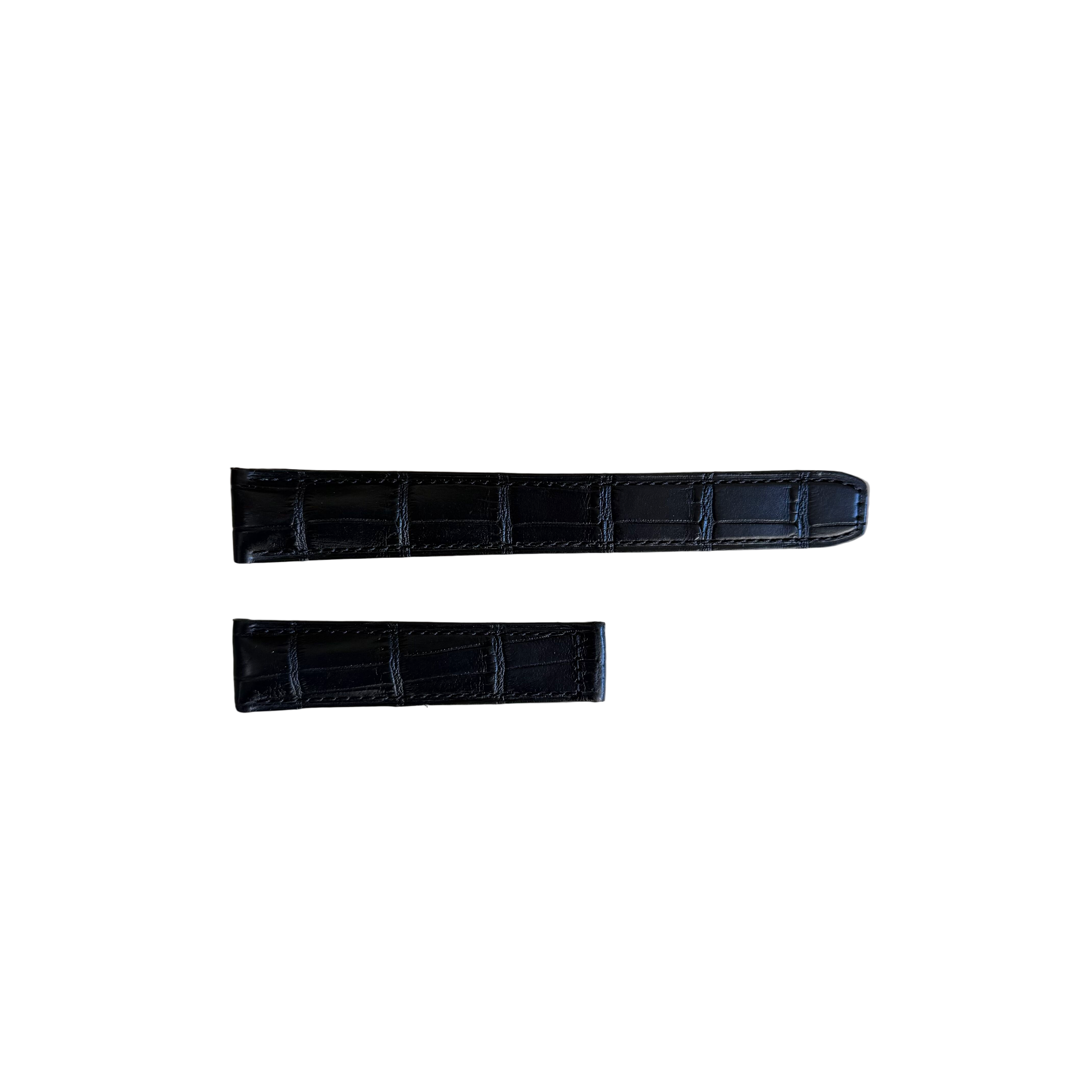 Authentic Baume & Mercier Black Alligator Watch Strap Band 18mm