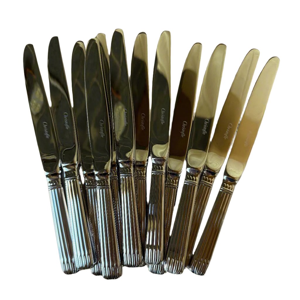 Christofle Osiris Dessert Knife Set of 12 B024161