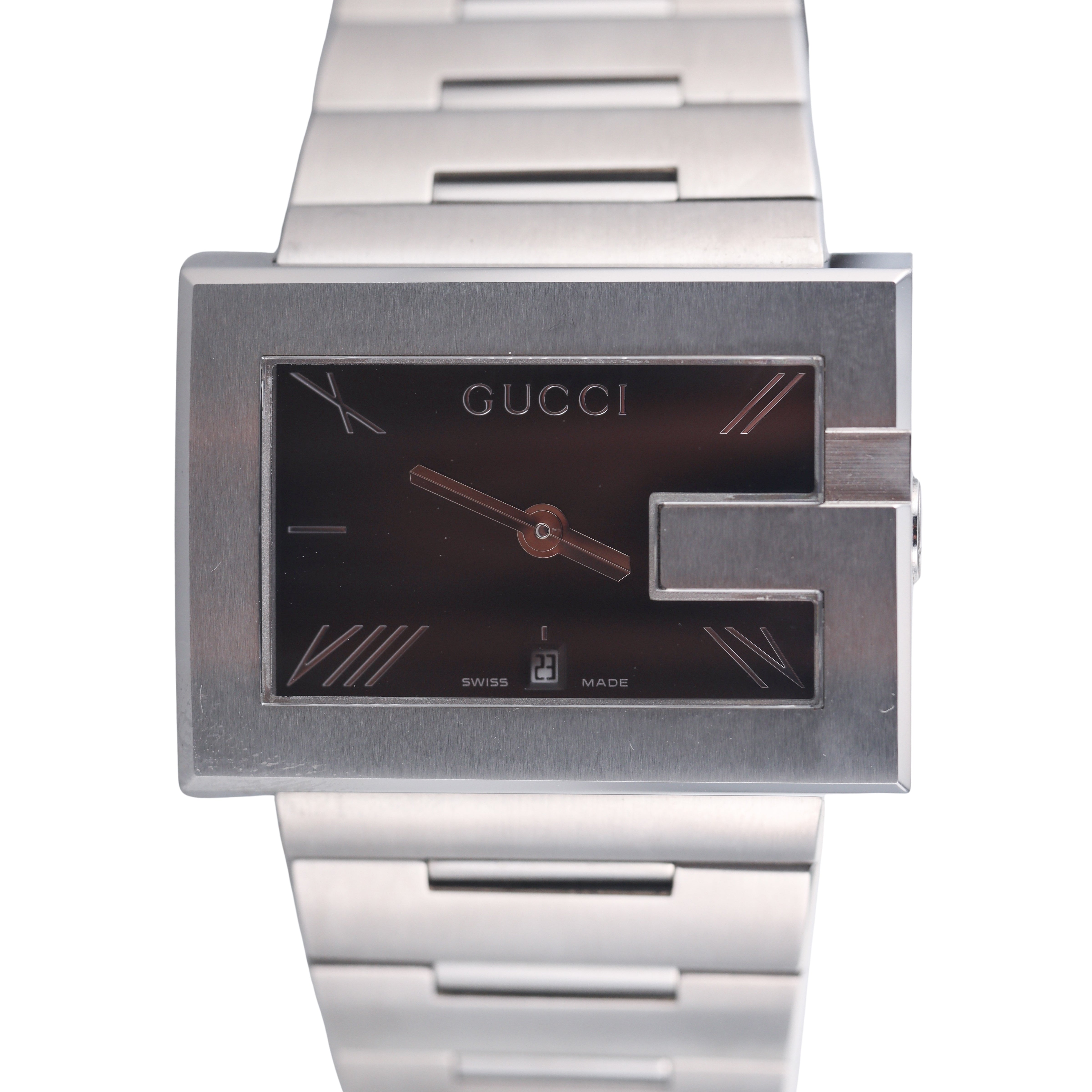 Gucci G Rectangle Quartz Watch YA100305