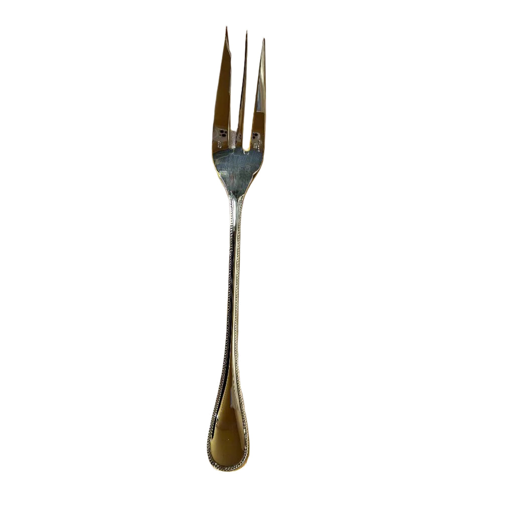 New Christofle Perles Serving Fork Large B00010007