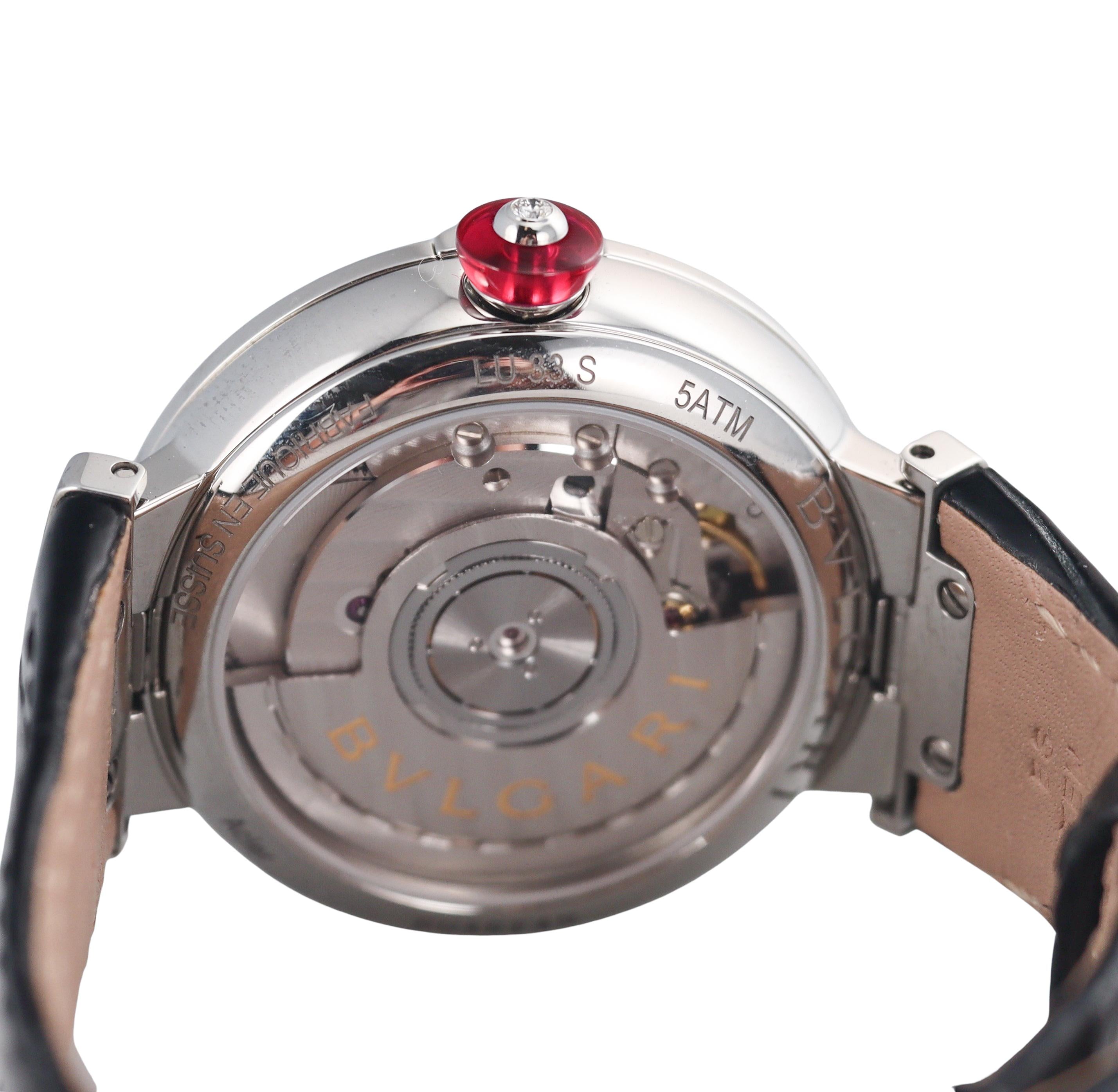 Bulgari Lvcea MOP Diamond Automatic Ladies Watch 103478