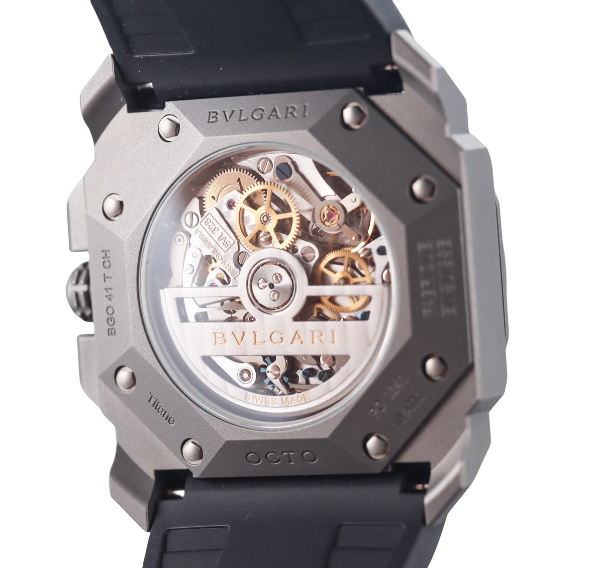 Bvlgari Bulgari Octo Velocissimo Chronograph Automatic Titanium Watch BGO 41 TCH