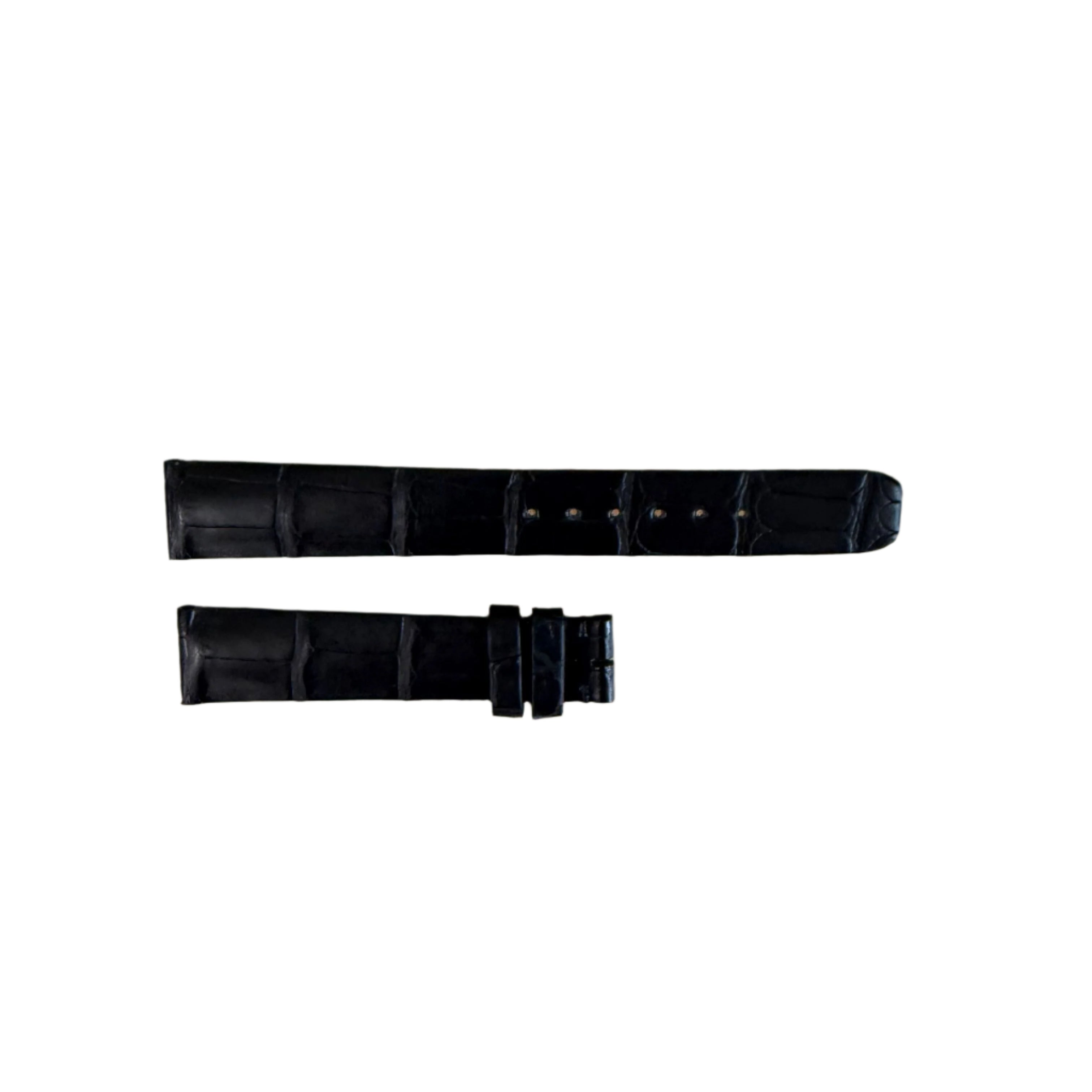 Authentic Baume & Mercier Black Alligator Watch Strap Band 16mm