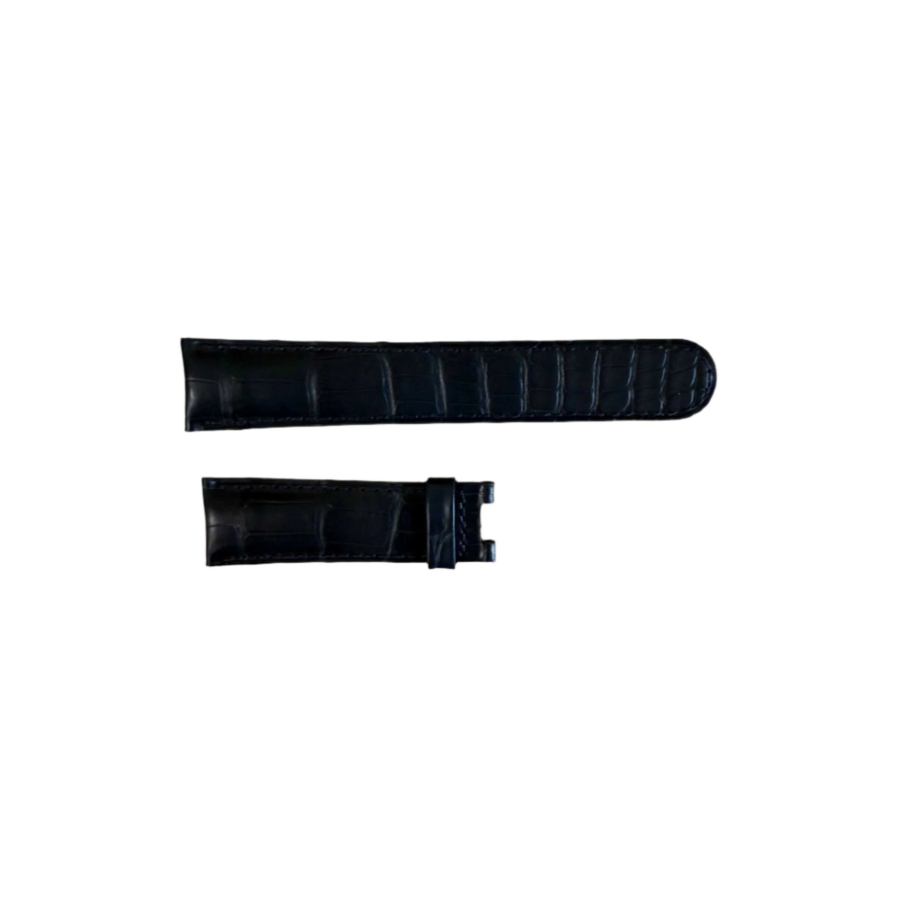 Authentic Baume & Mercier Blue Alligator Watch Strap Band 20mm