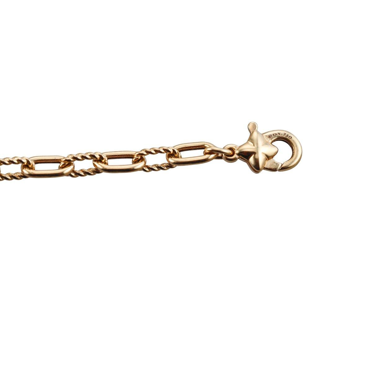 David Yurman Madison Chain 18k Gold Bracelet