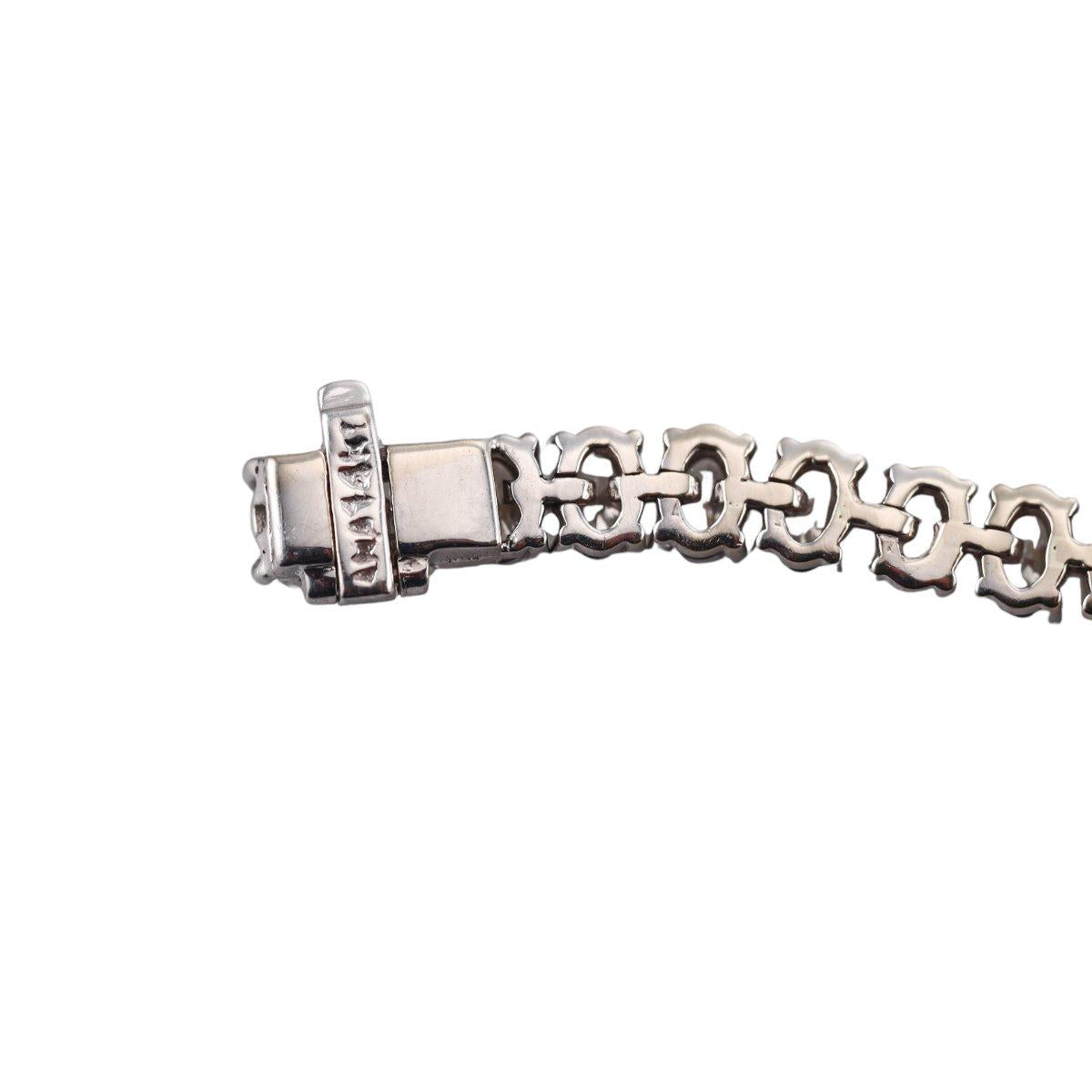 14k Gold 10ctw Oval Diamond Tennis Bracelet