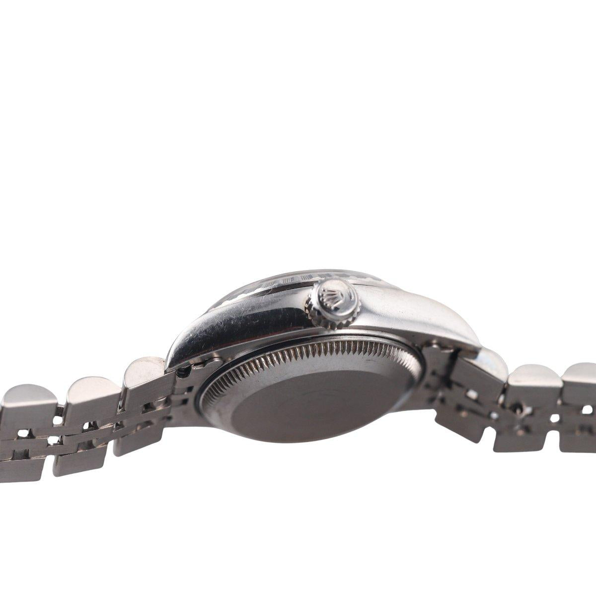 Rolex Oyster Date Ladies 26mm Stainless Steel  Watch 69240