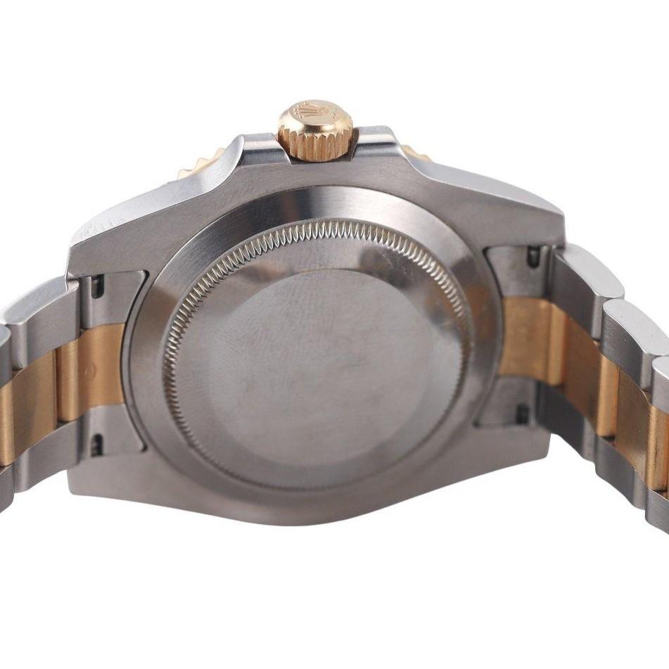 Rolex Submariner Blue Two Tone Gold Steel 41mm Watch 116613LB Full Kit
