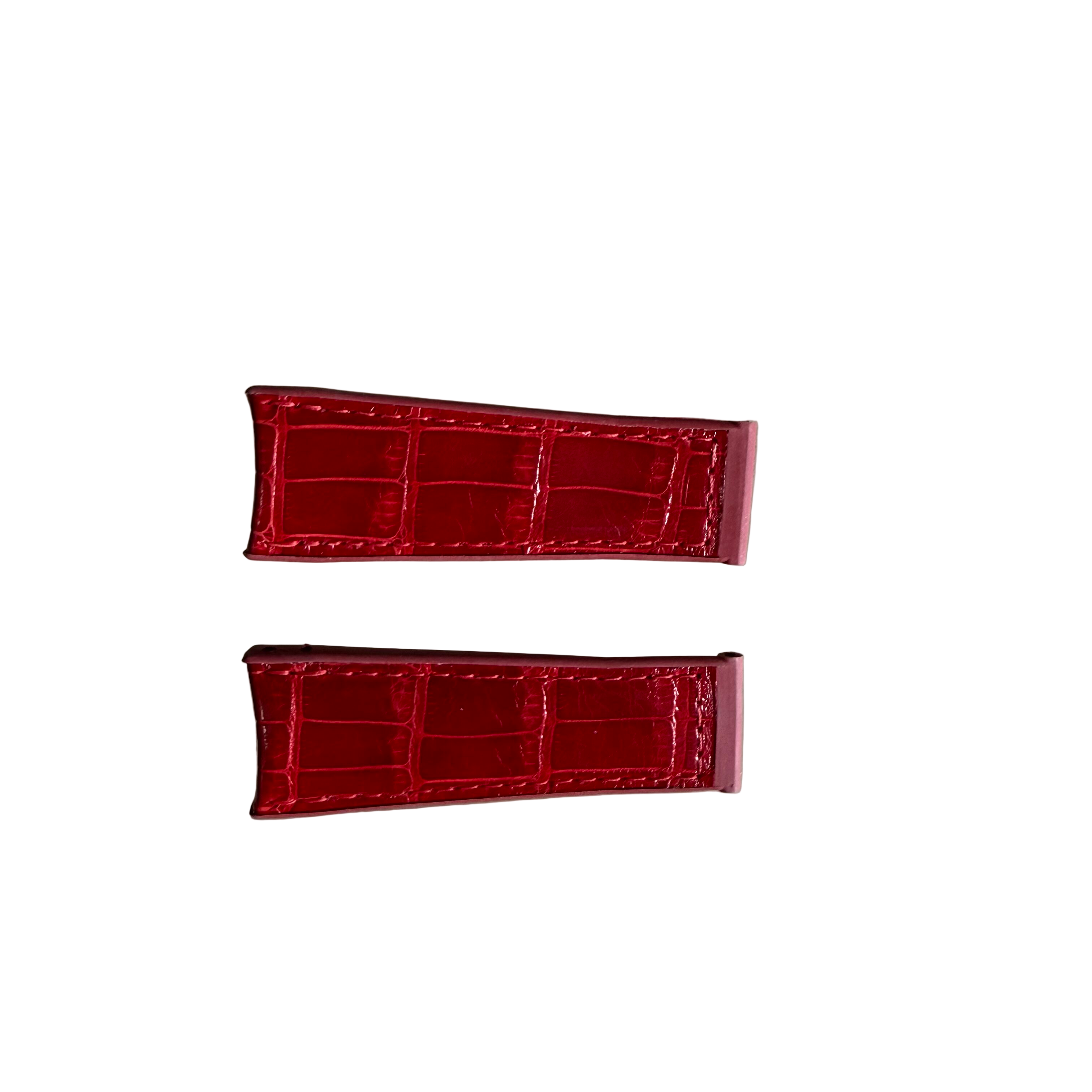 Authentic Corum Red Crocodile Watch Strap Band 23mm