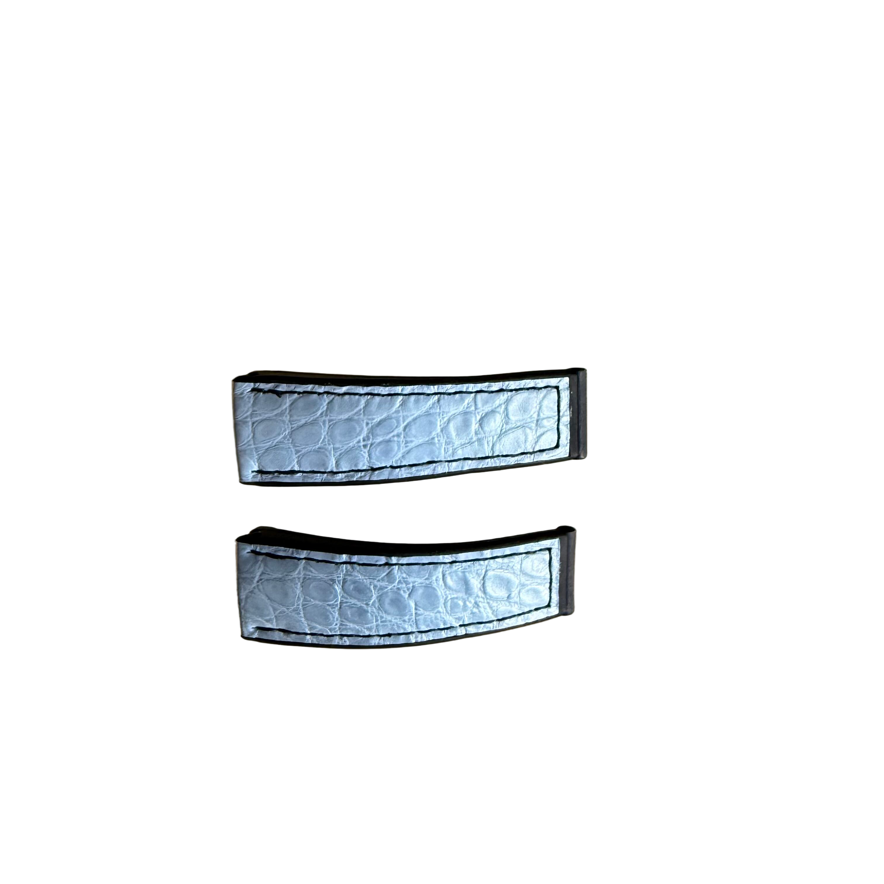 Authentic Corum Light Blue Crocodile Watch Strap Band 18mm