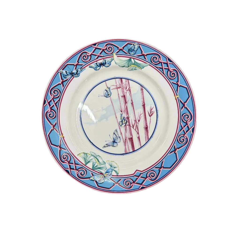 Hermes Paris Le Jardin Des Papillons Serving Plate 12"