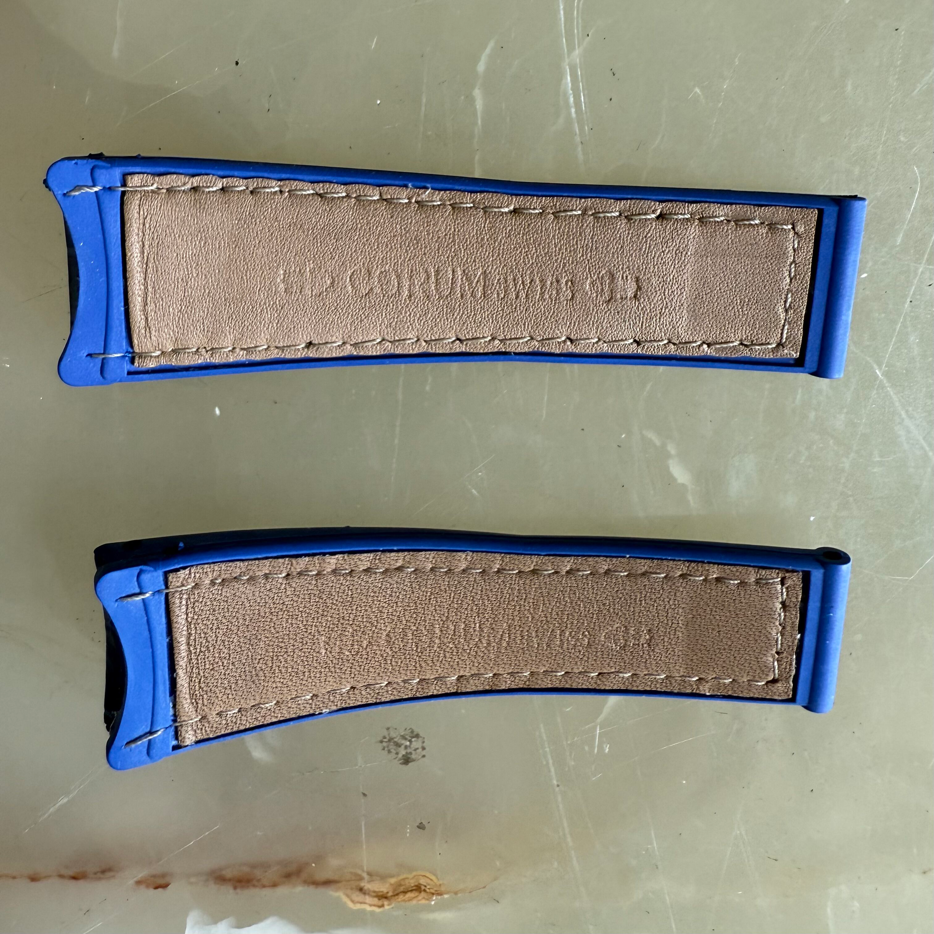 Authentic Corum Blue Crocodile Watch Strap Band 18mm