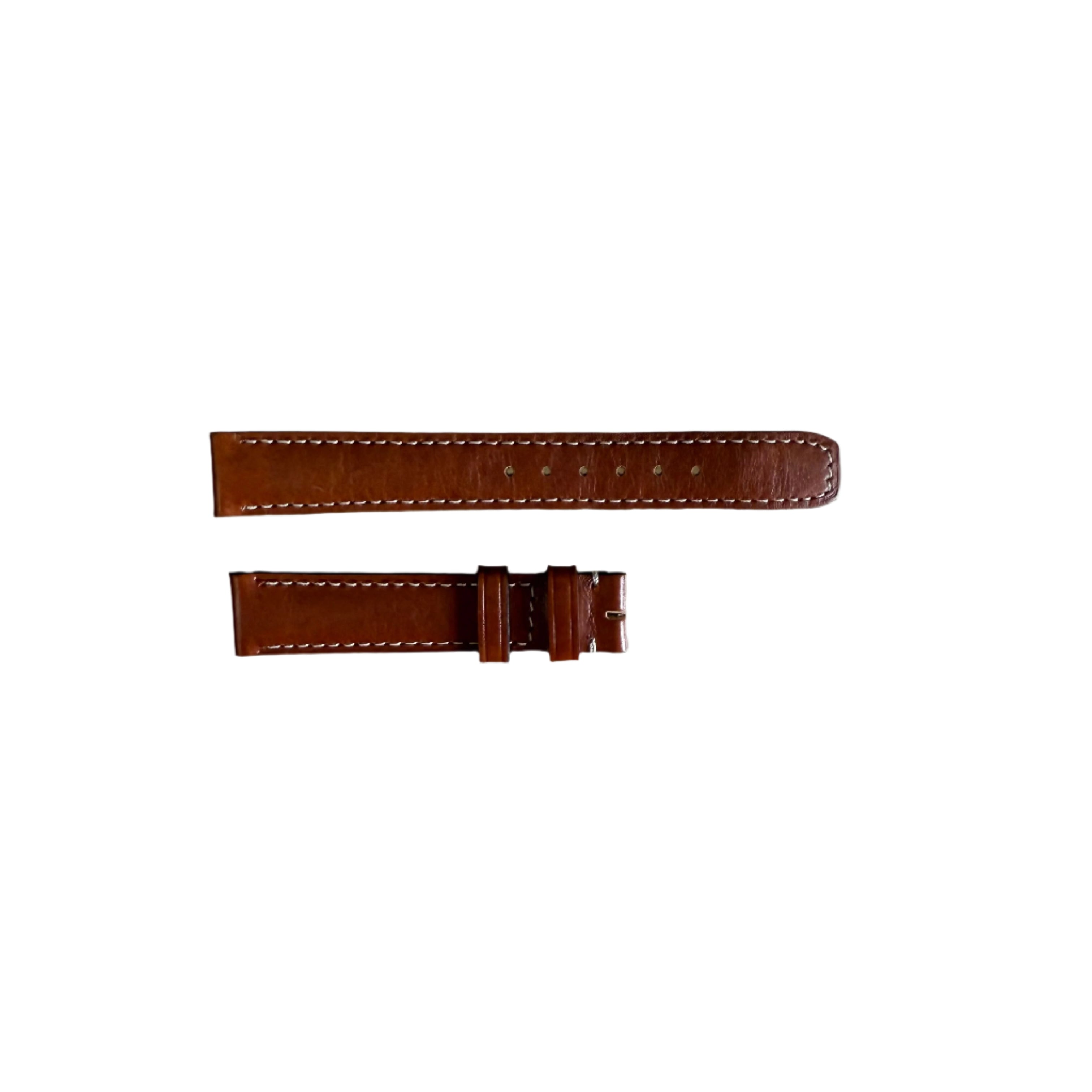 Authentic Baume & Mercier Brown Calfskin Watch Strap Band 15mm