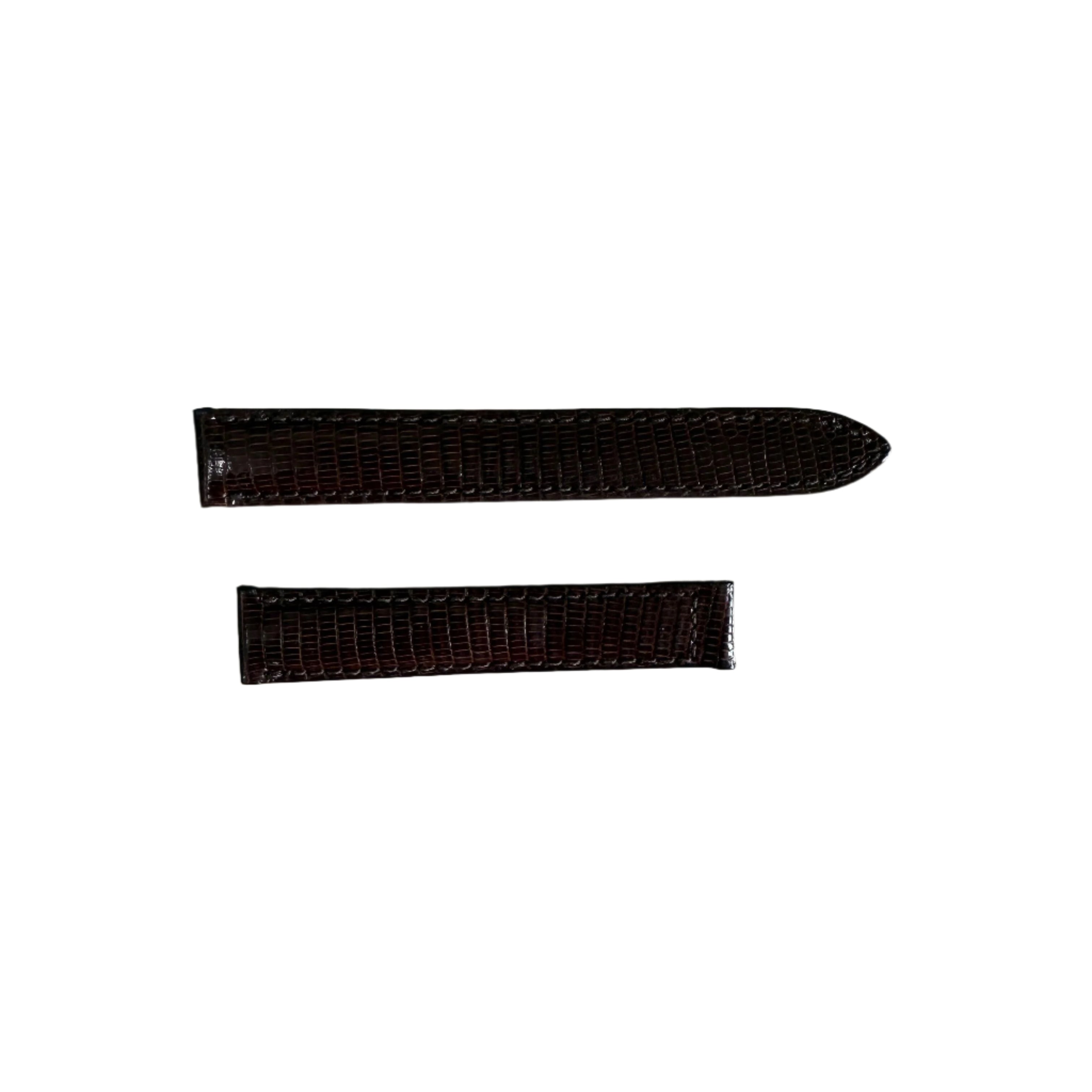 Authentic Baume & Mercier Brown Lizard Watch Strap Band 15mm