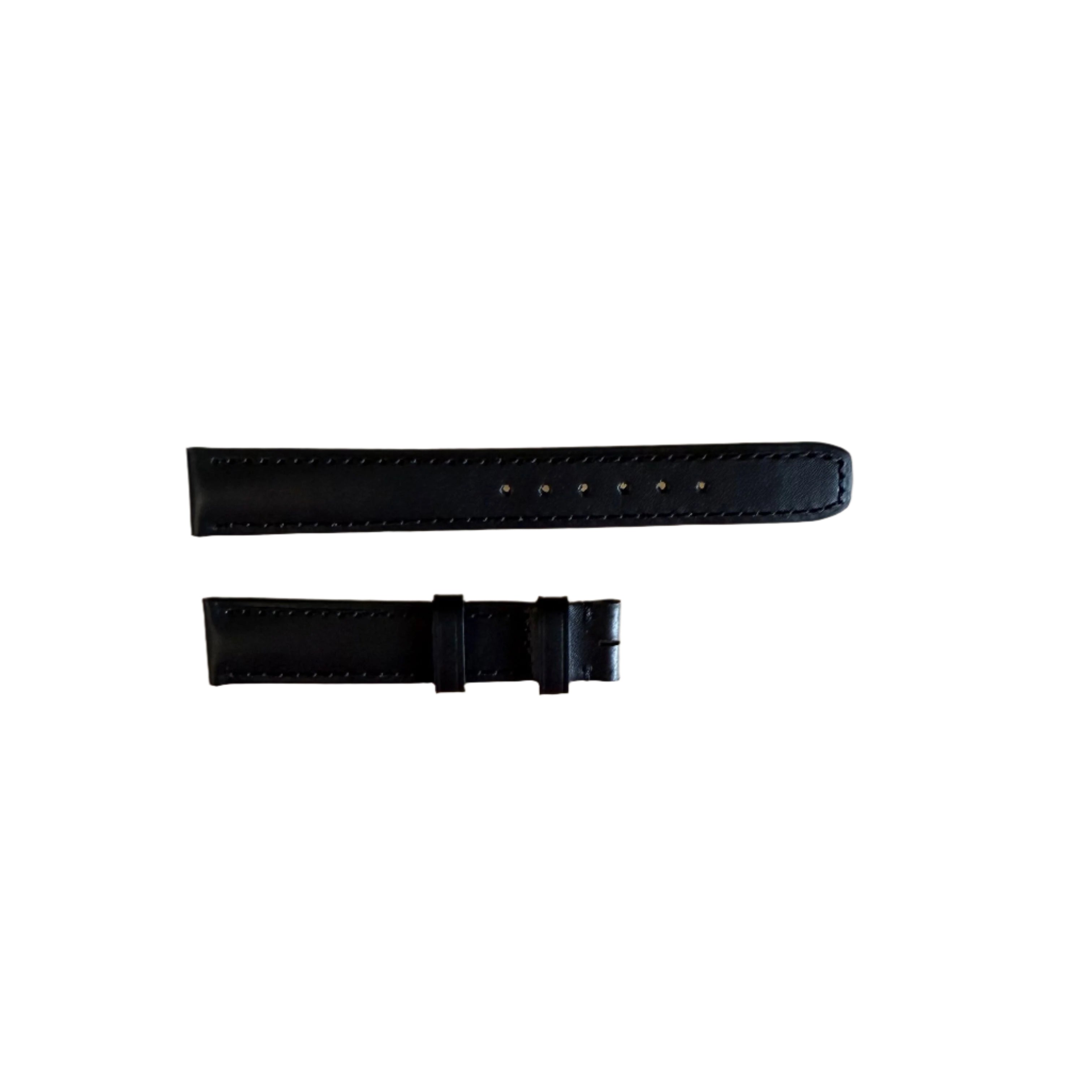 Authentic Baume & Mercier Black Leather Watch Strap Band 15mm