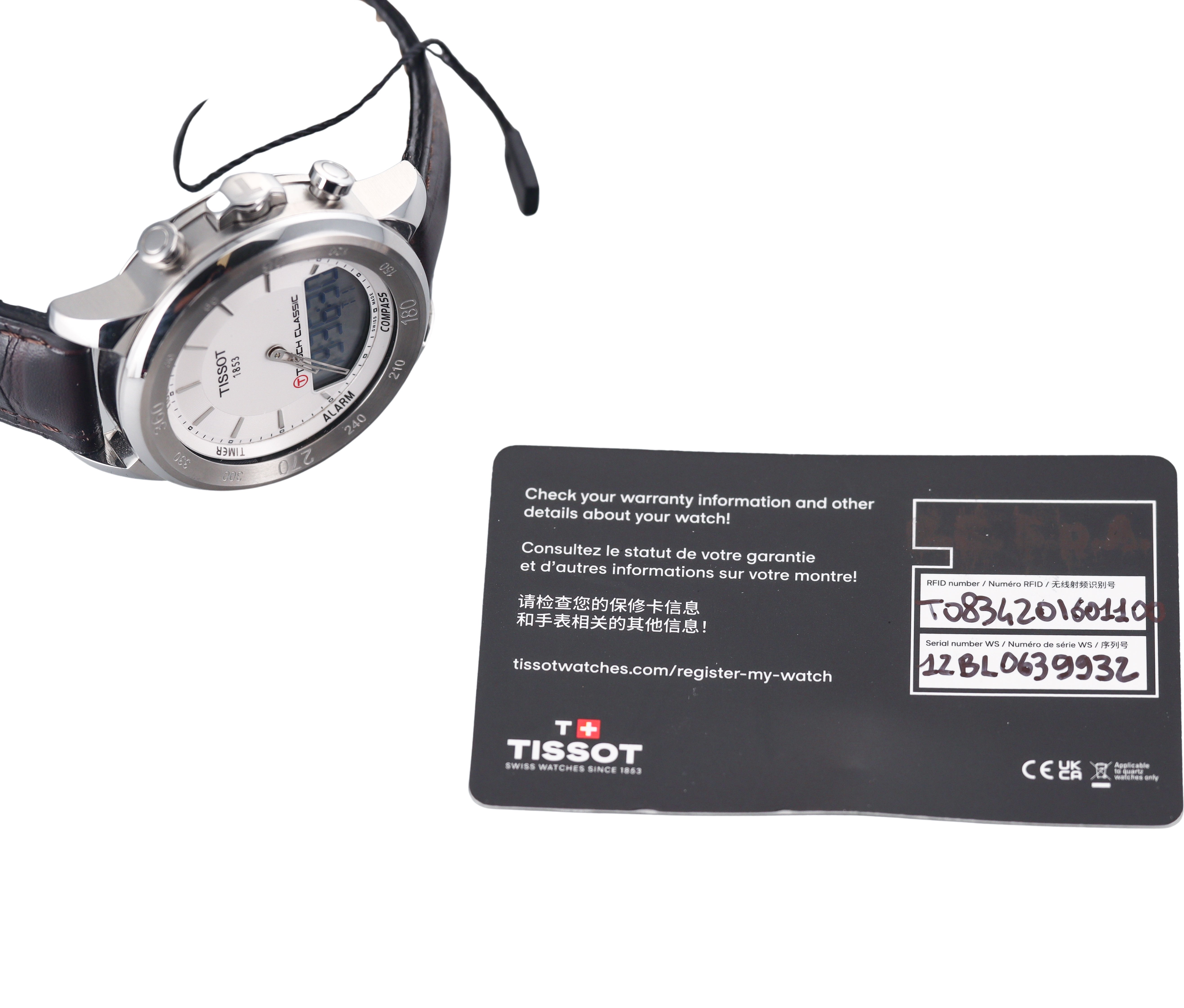 Tissot T-Touch Classic 1853 Steel Watch T0834201601100