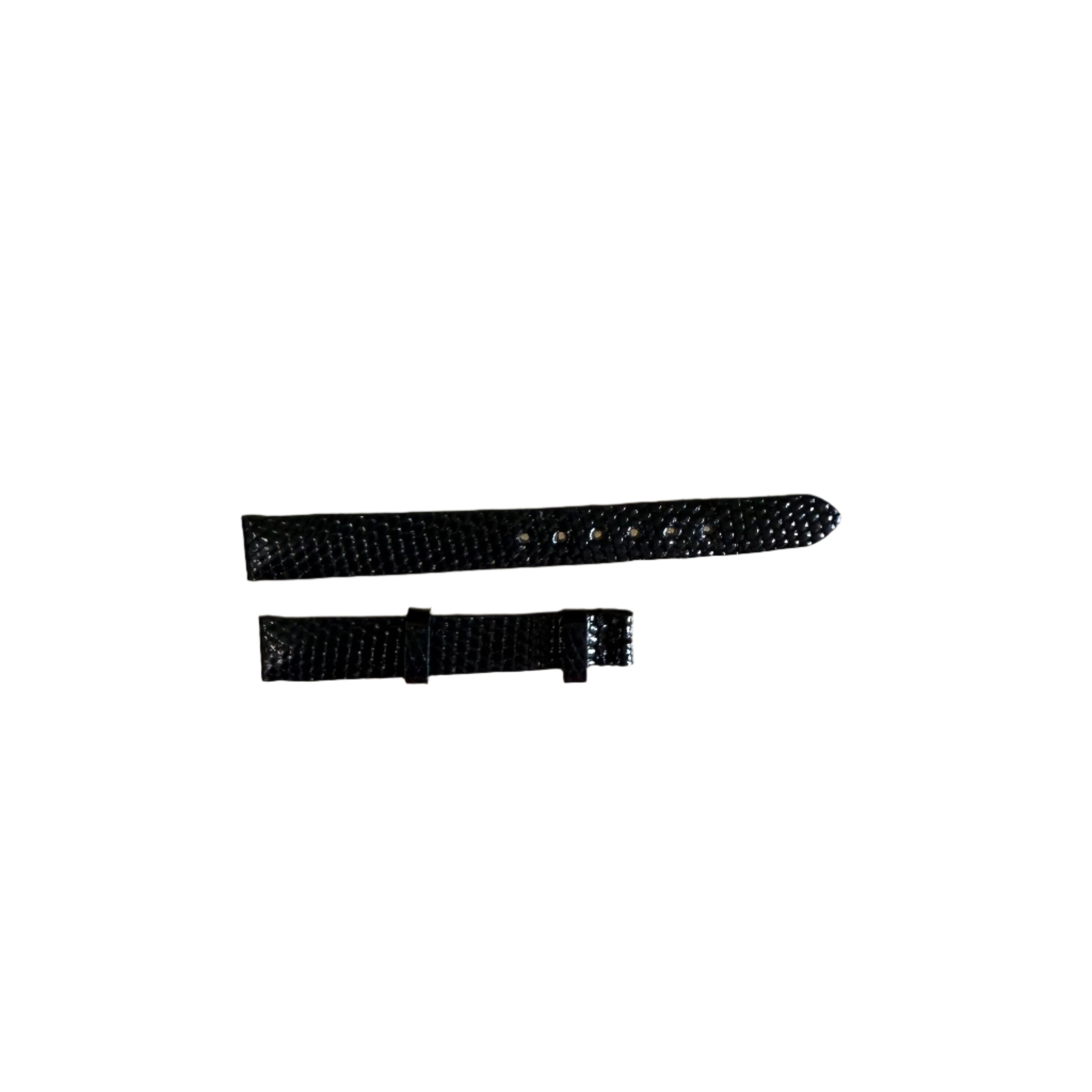 Authentic Baume & Mercier Black Lizard Watch Strap Band 11mm