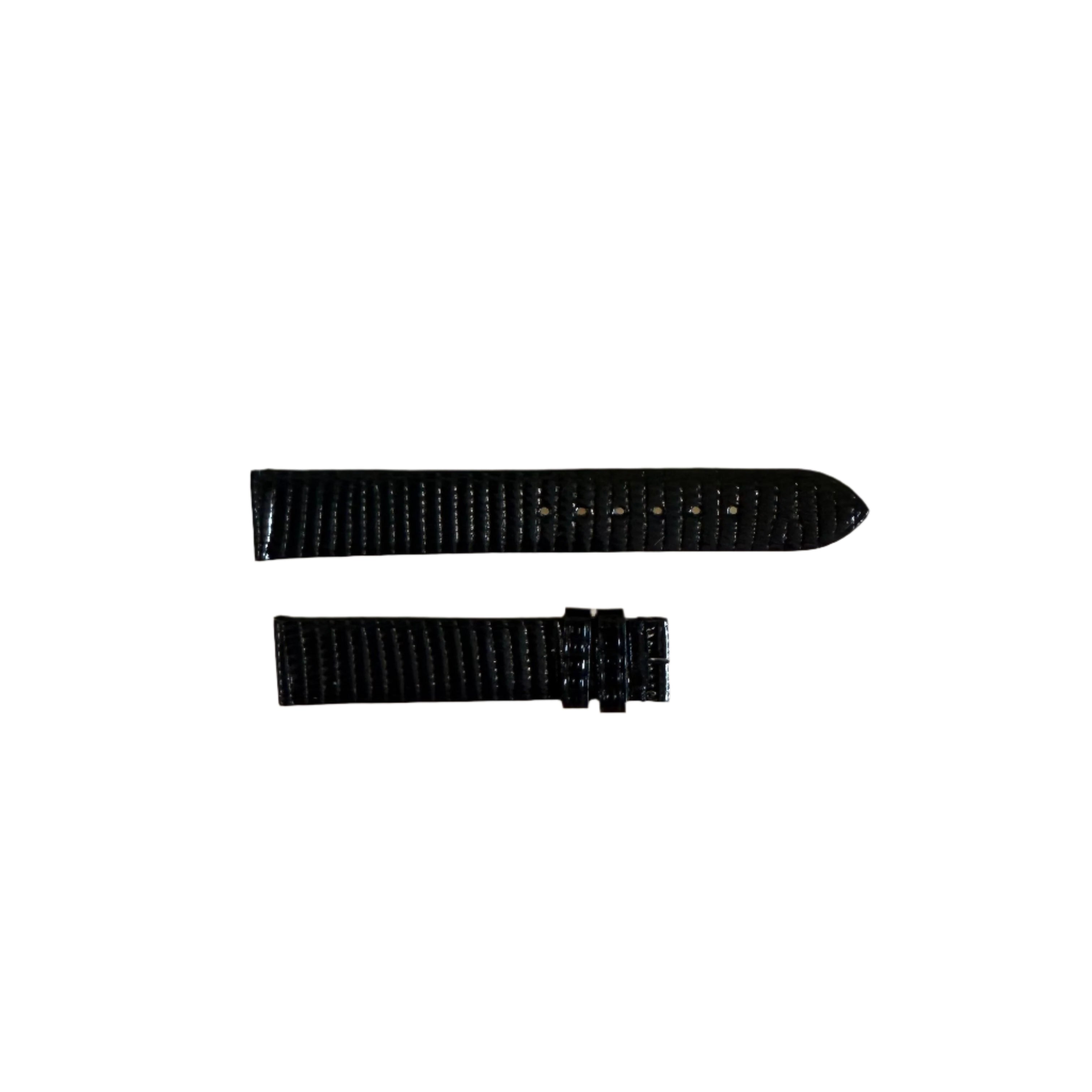 Authentic Baume & Mercier Black Lizard Watch Strap Band 17mm
