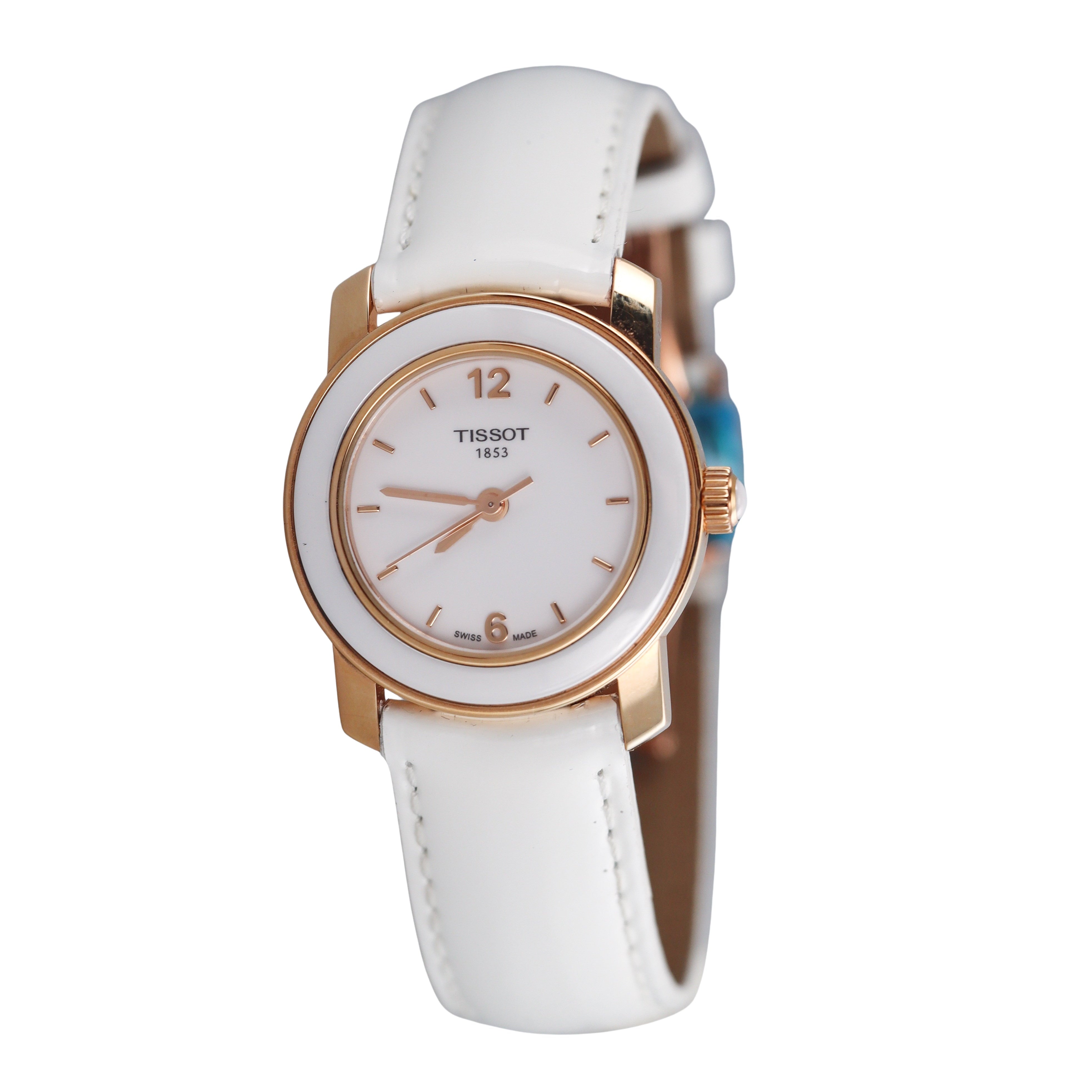 Tissot Cera 18k Rose Gold Ladies Watch T9082099601700