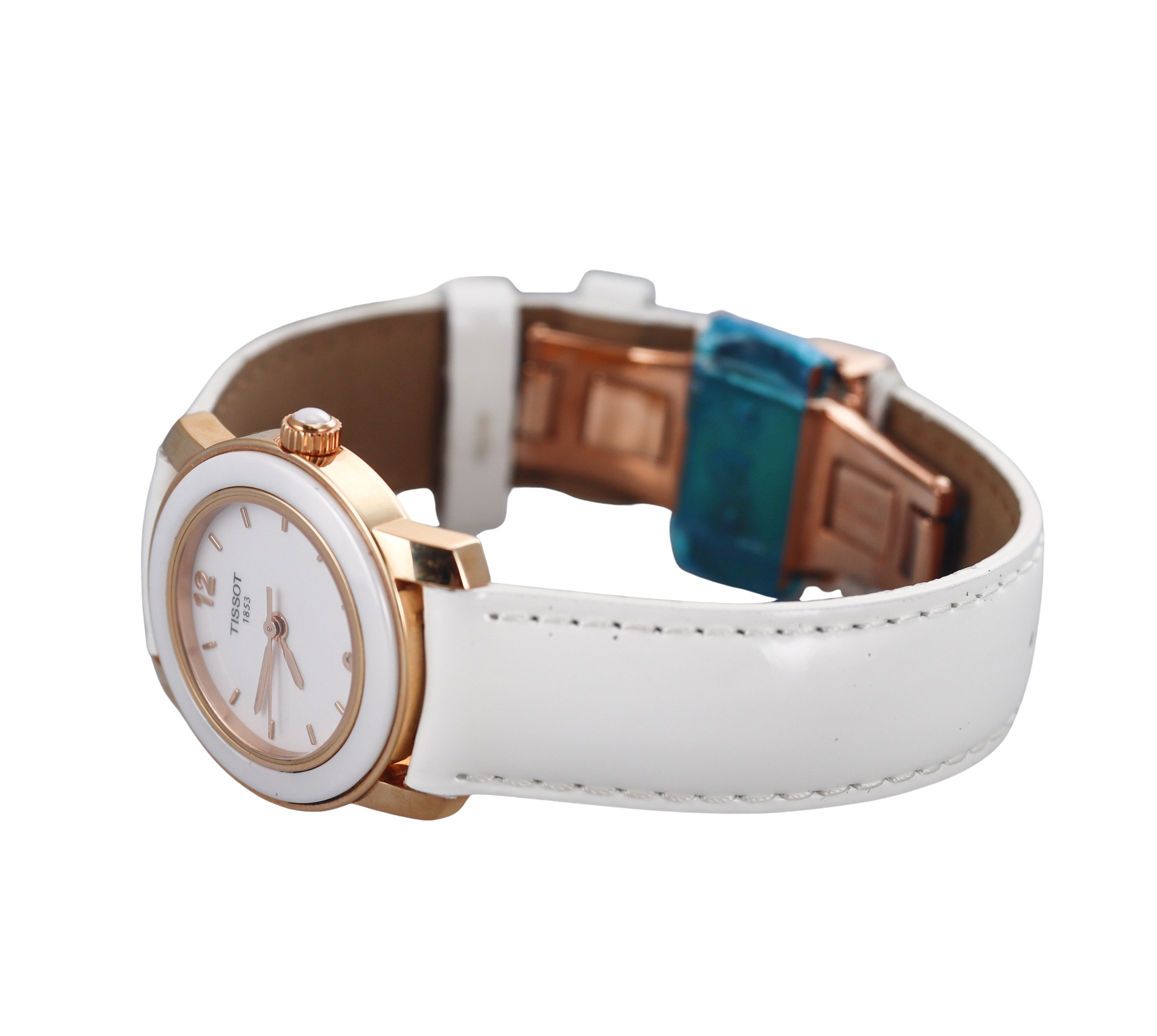 Tissot Cera 18k Rose Gold Ladies Watch T9082099601700