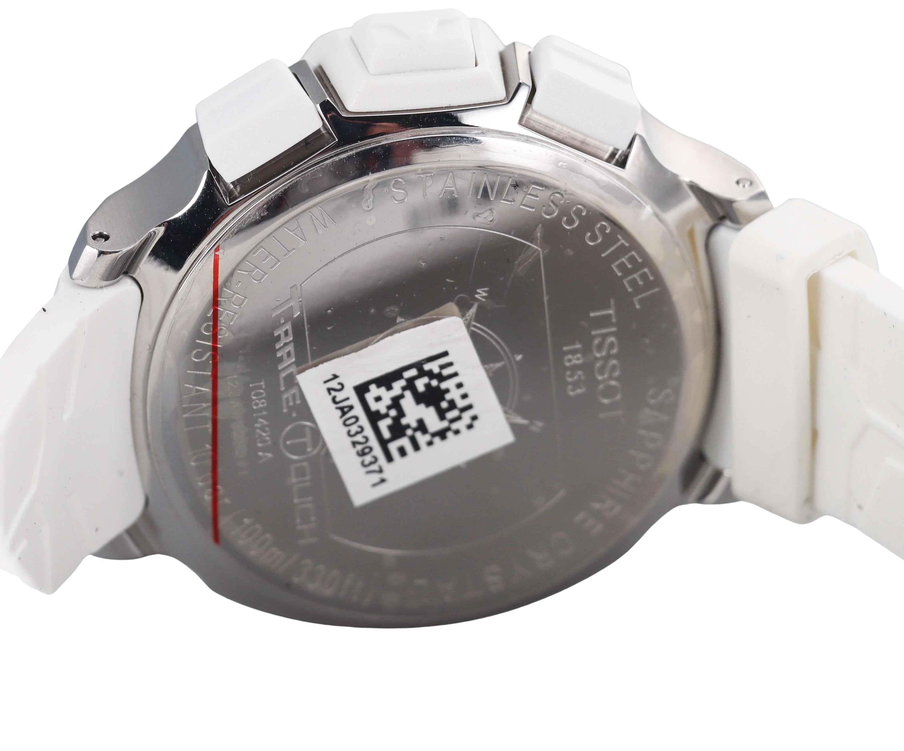 Tissot T-Race Analog Digital White Rubber Watch T0814201701700