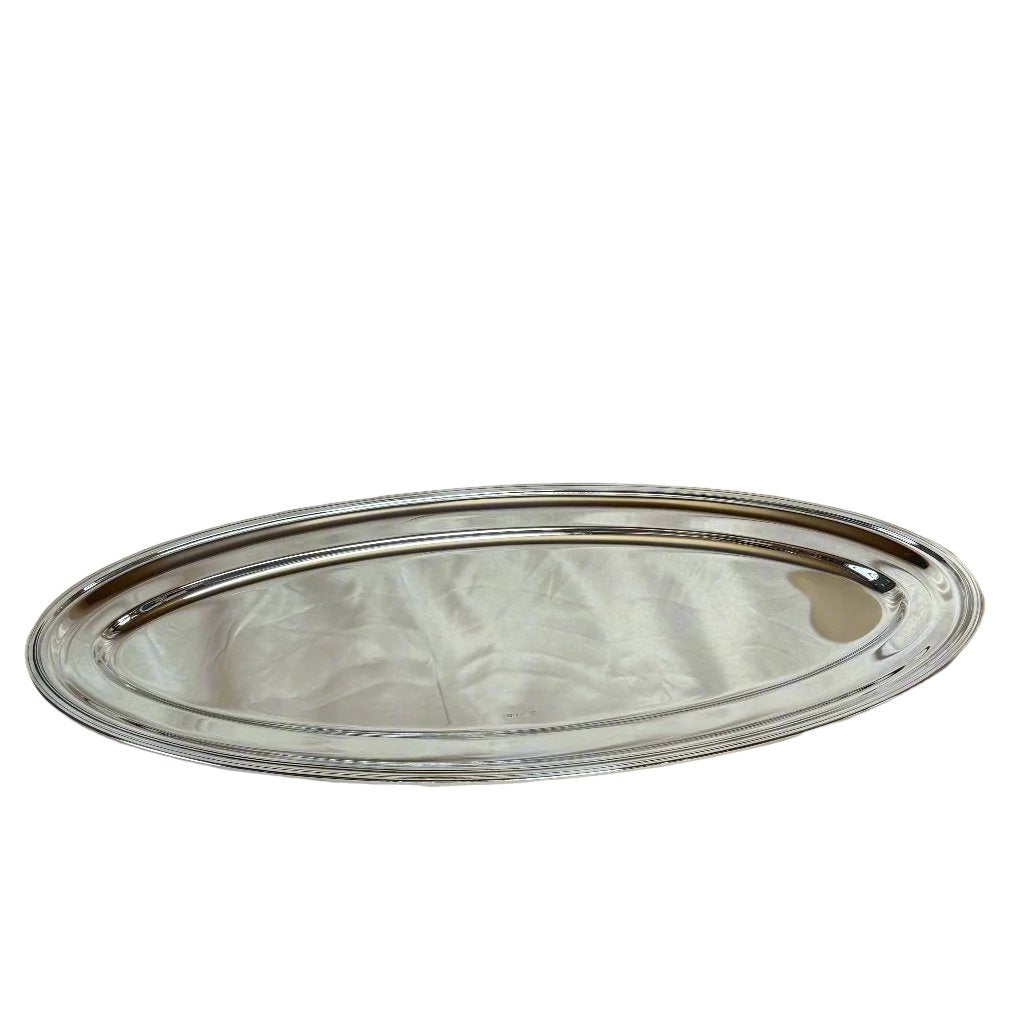 Christofle Albi Silver Plated Fish Platter-Oval Tray 4114270