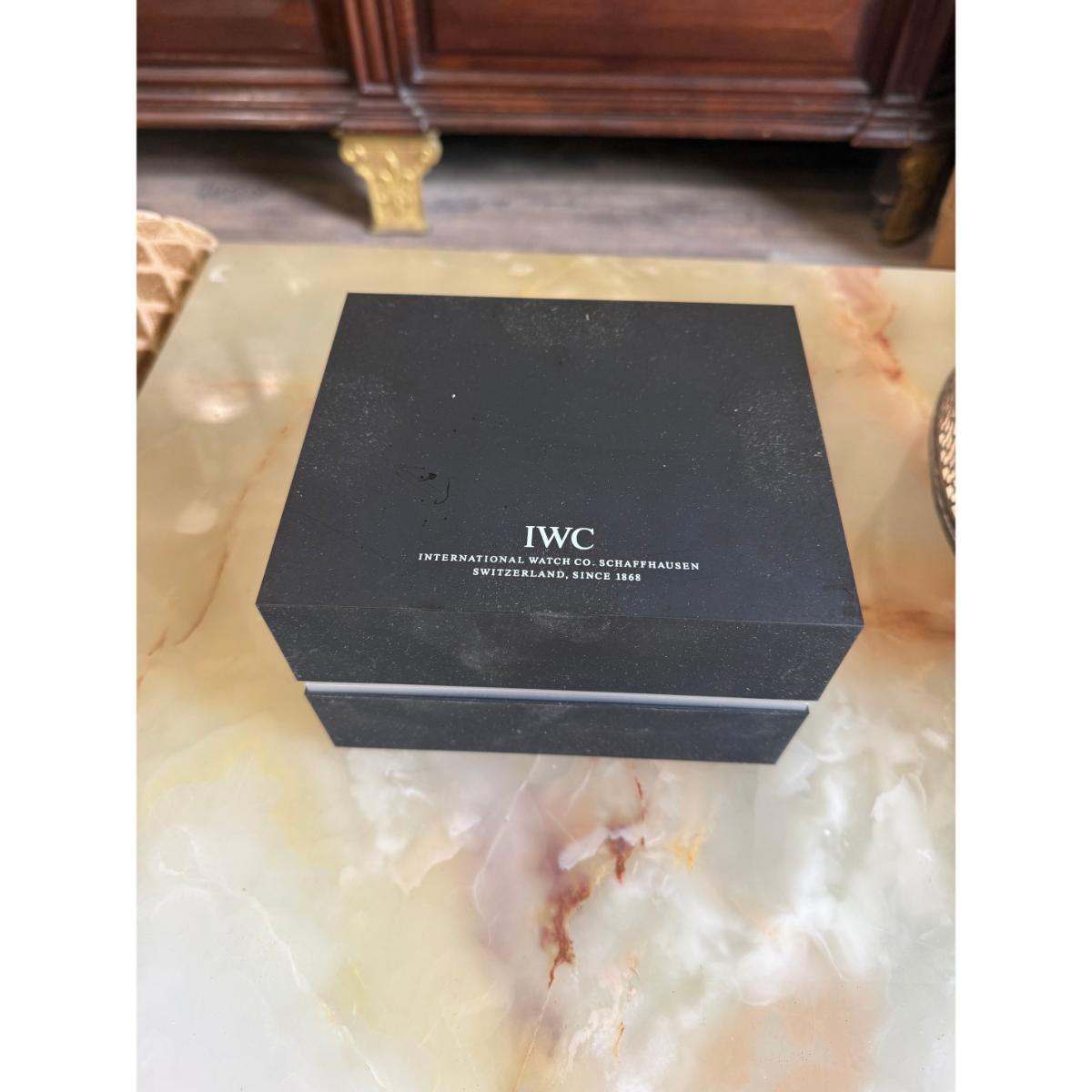 IWC Pilot's Watch Chronograph Day Date Black Dial Automatic Watch IW377709
