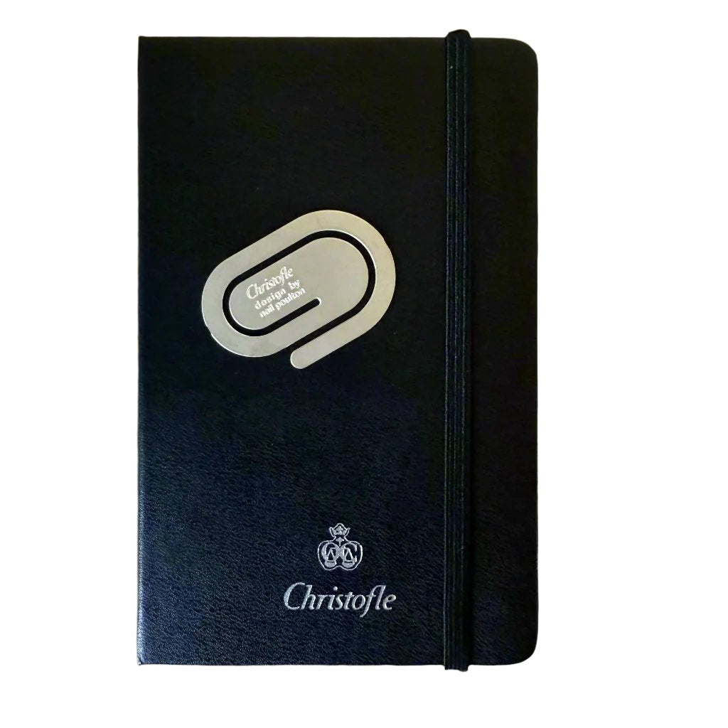 New Christofle by Neil Poulton Notebook Bookmark Sterling Silver Gift Set 4251306