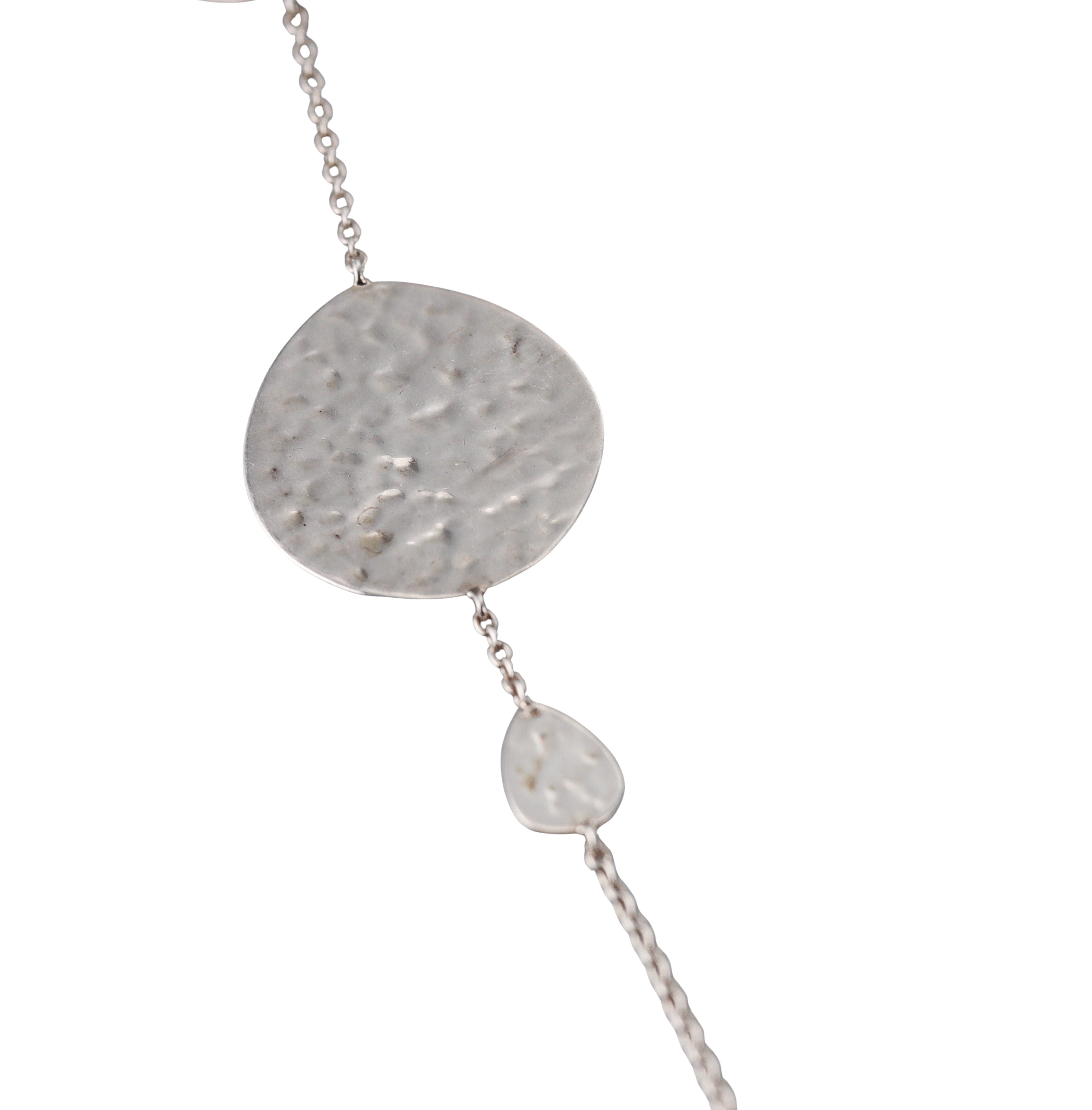 Ippolita Classico Sterling Silver Crinkle Nomad Long Station Necklace