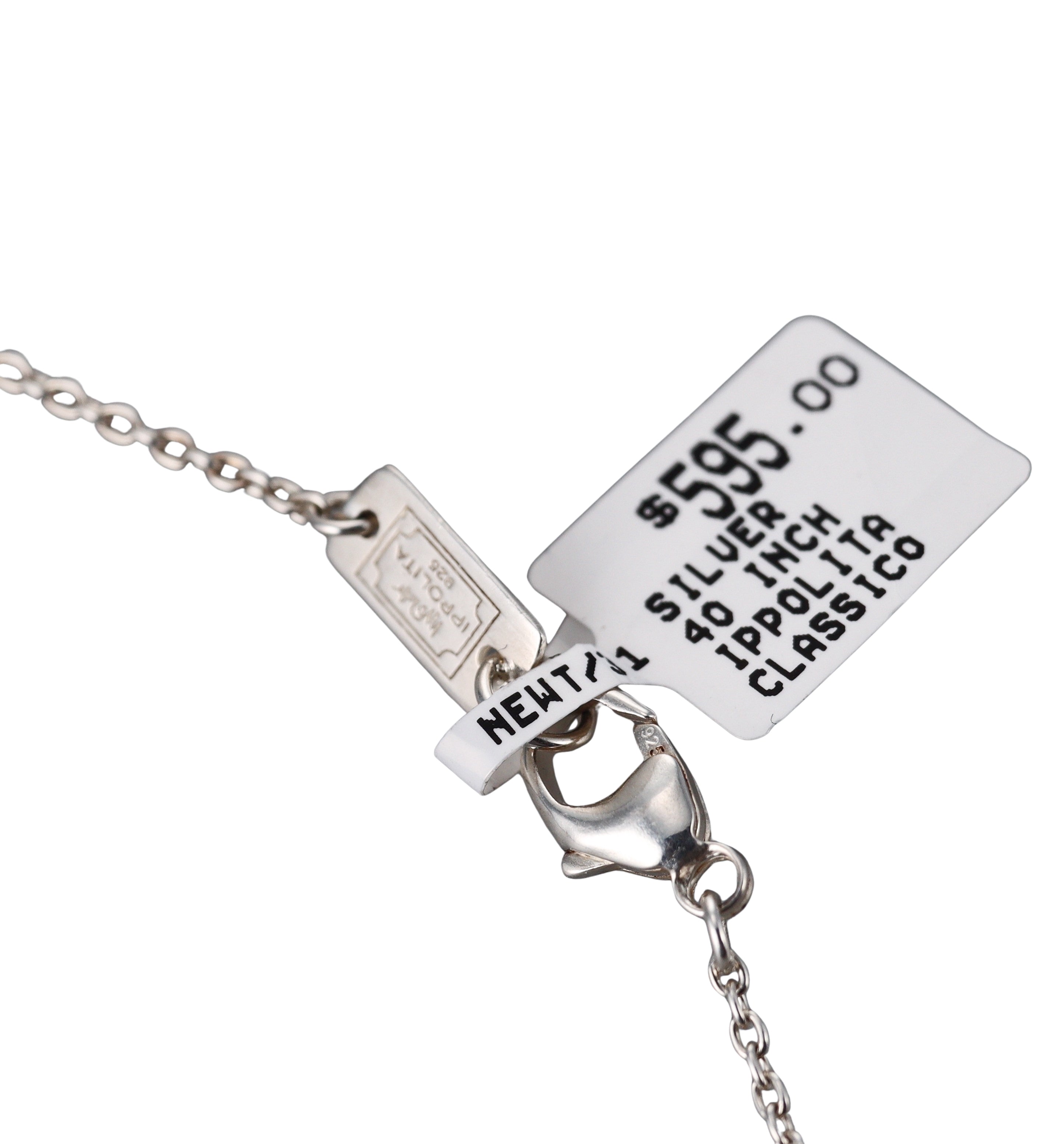 Ippolita Classico Sterling Silver Crinkle Nomad Long Station Necklace