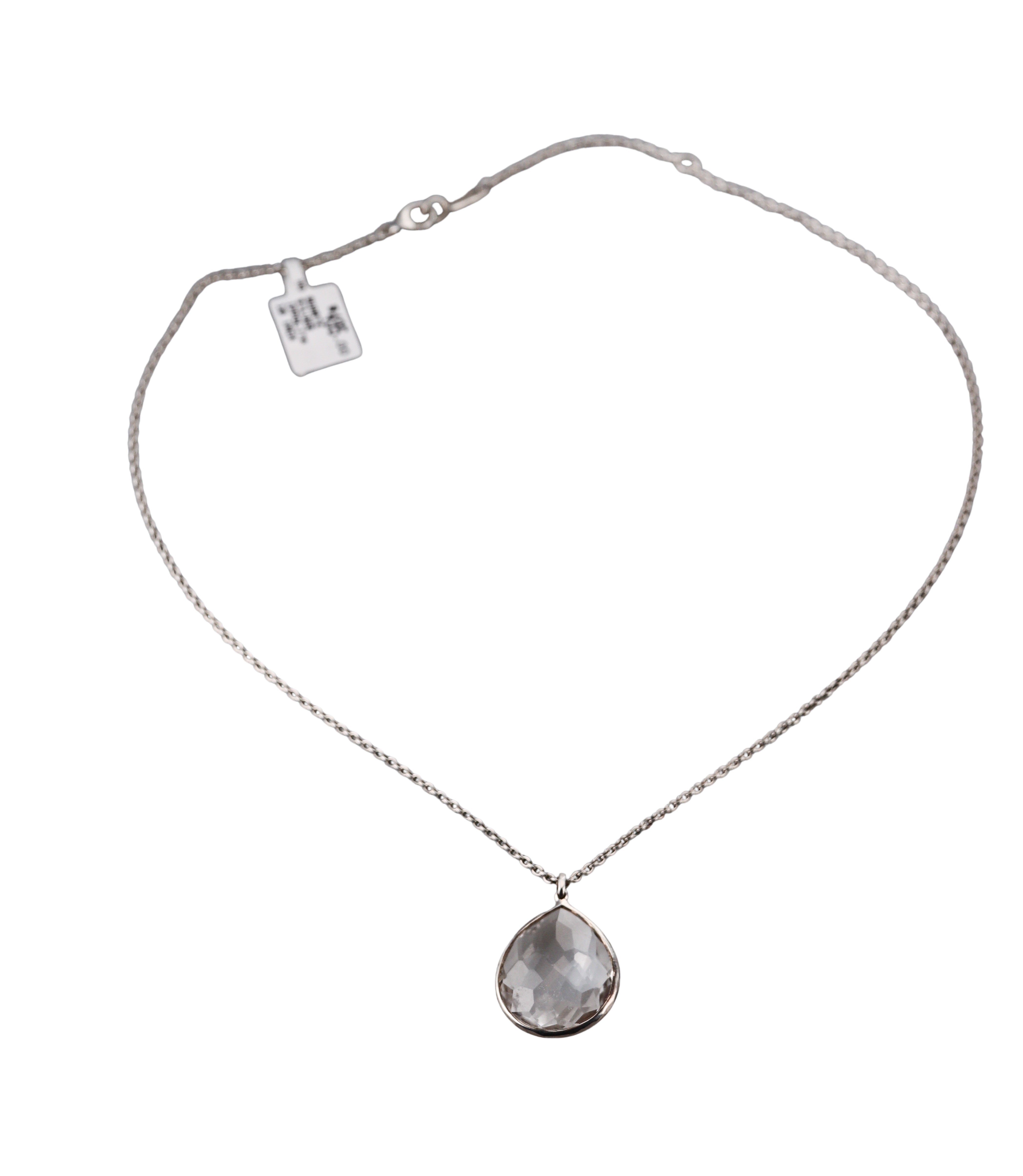 Ippolita Rock Candy Sterling Silver Teardrop Pendant Necklace
