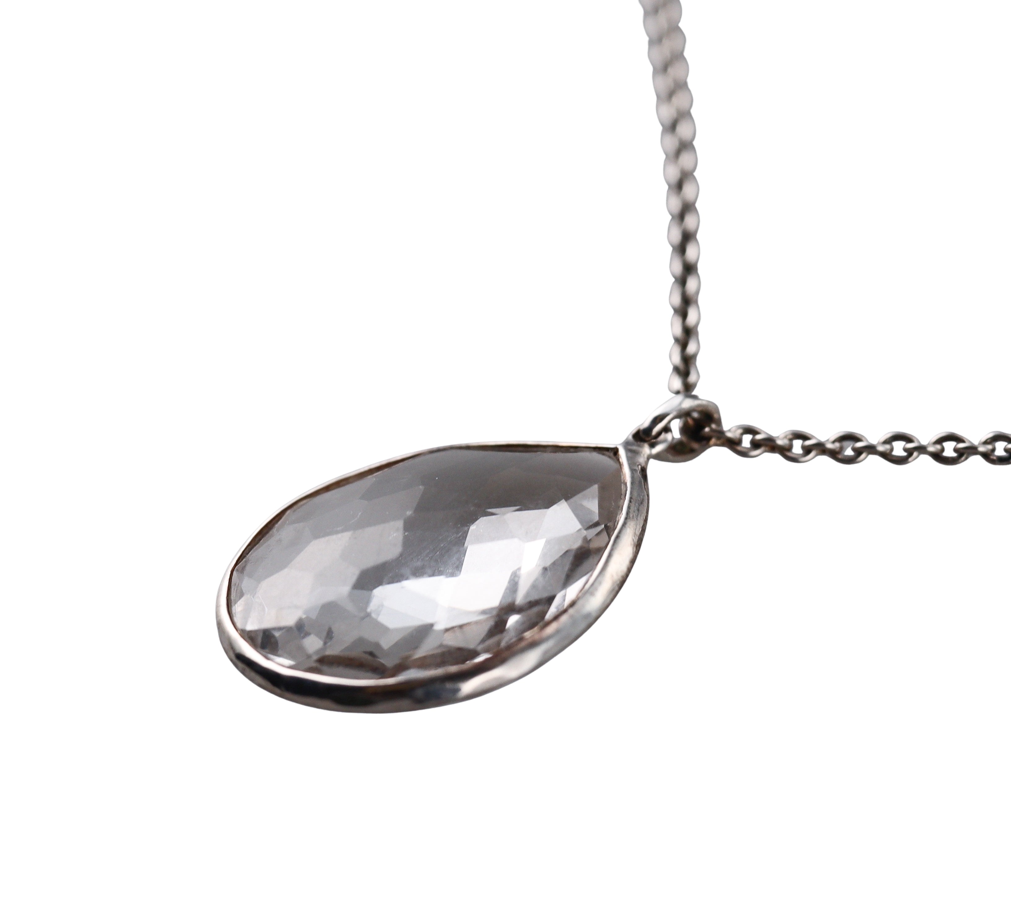 Ippolita Rock Candy Sterling Silver Teardrop Pendant Necklace