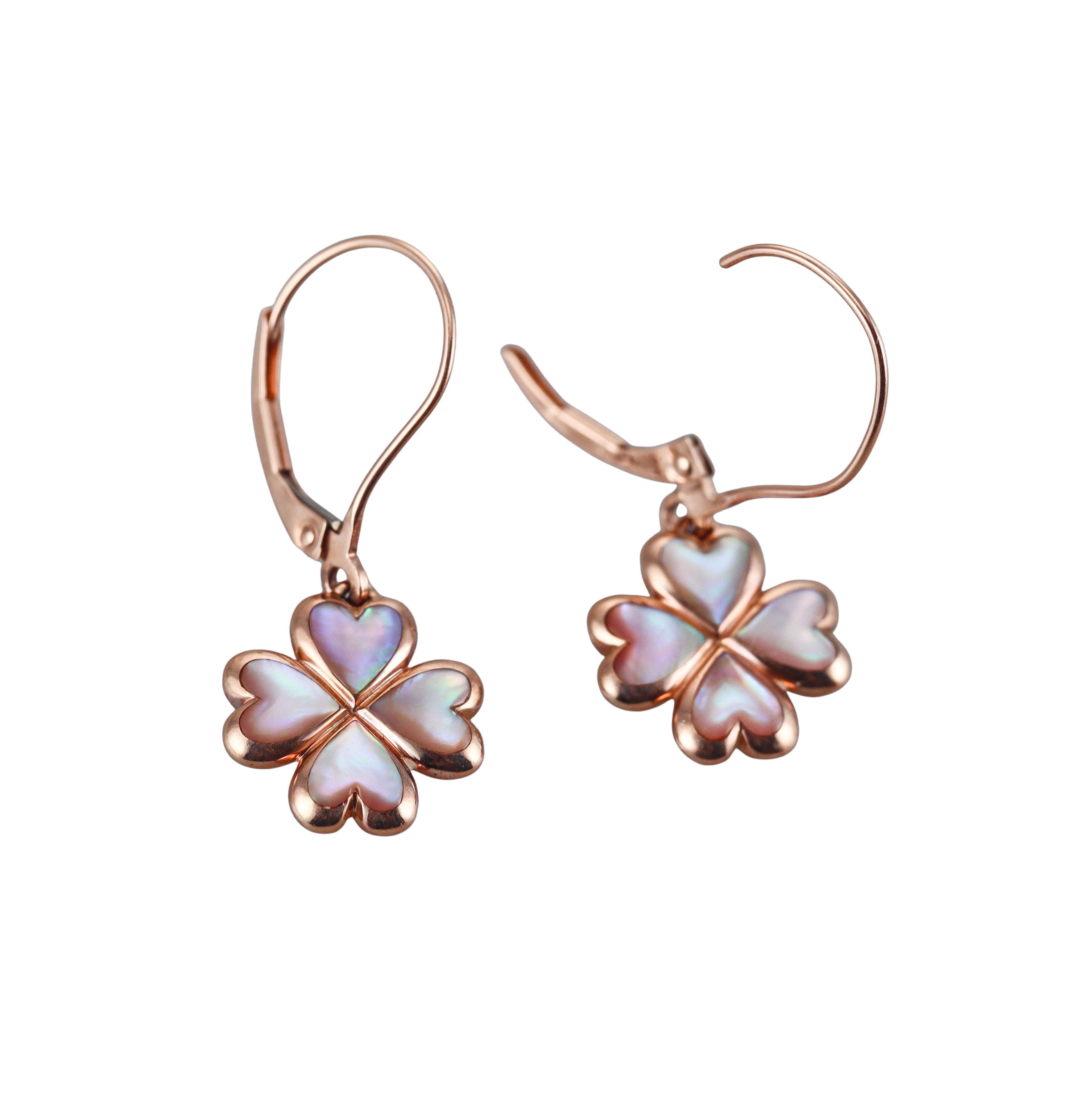 Kabana 14K Rose Gold Mother of Pearl Earrings