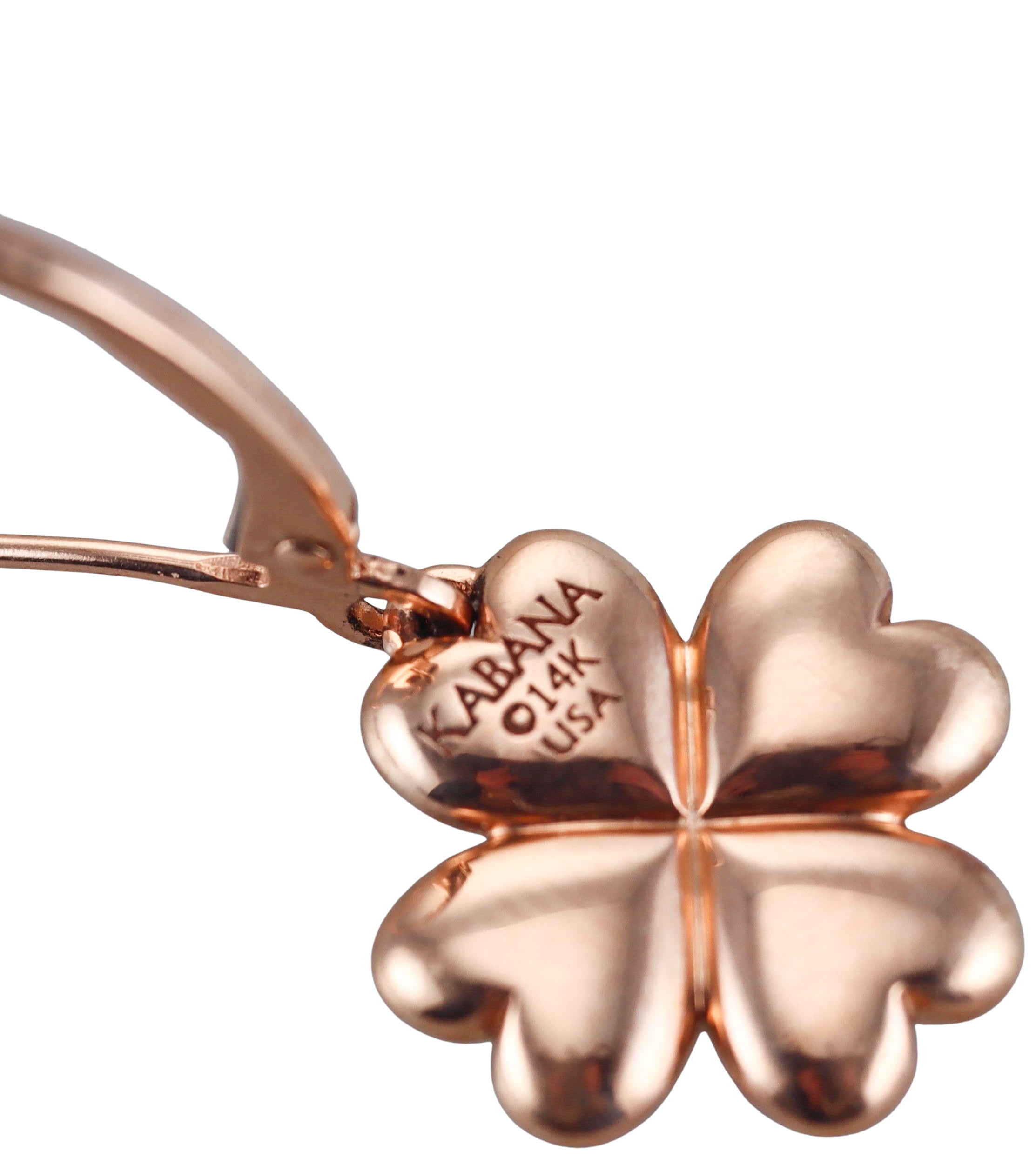 Kabana 14K Rose Gold Mother of Pearl Earrings