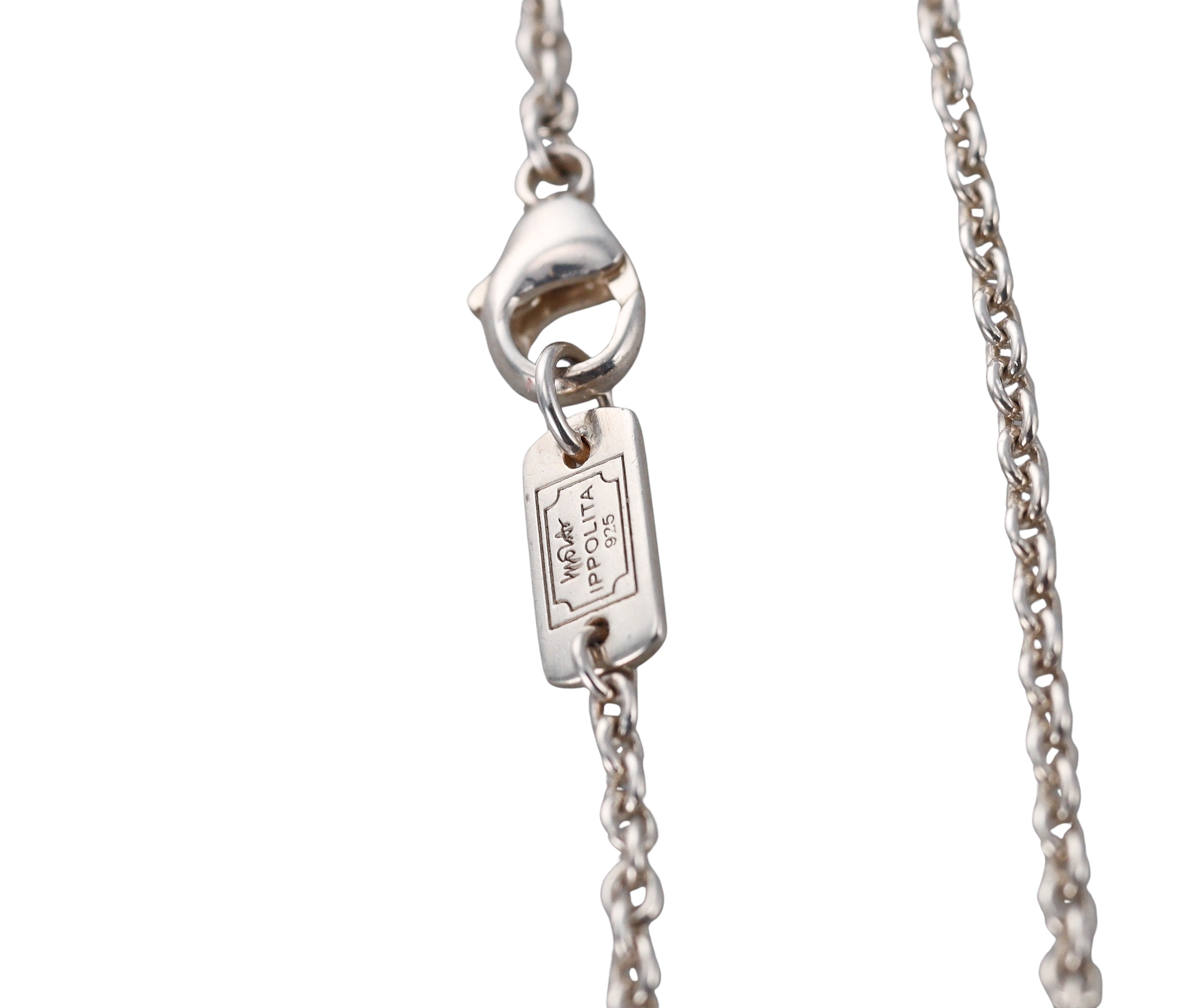 Ippolita Sterling Silver Wonderland MOP & Rock Crystal Long Station Necklace