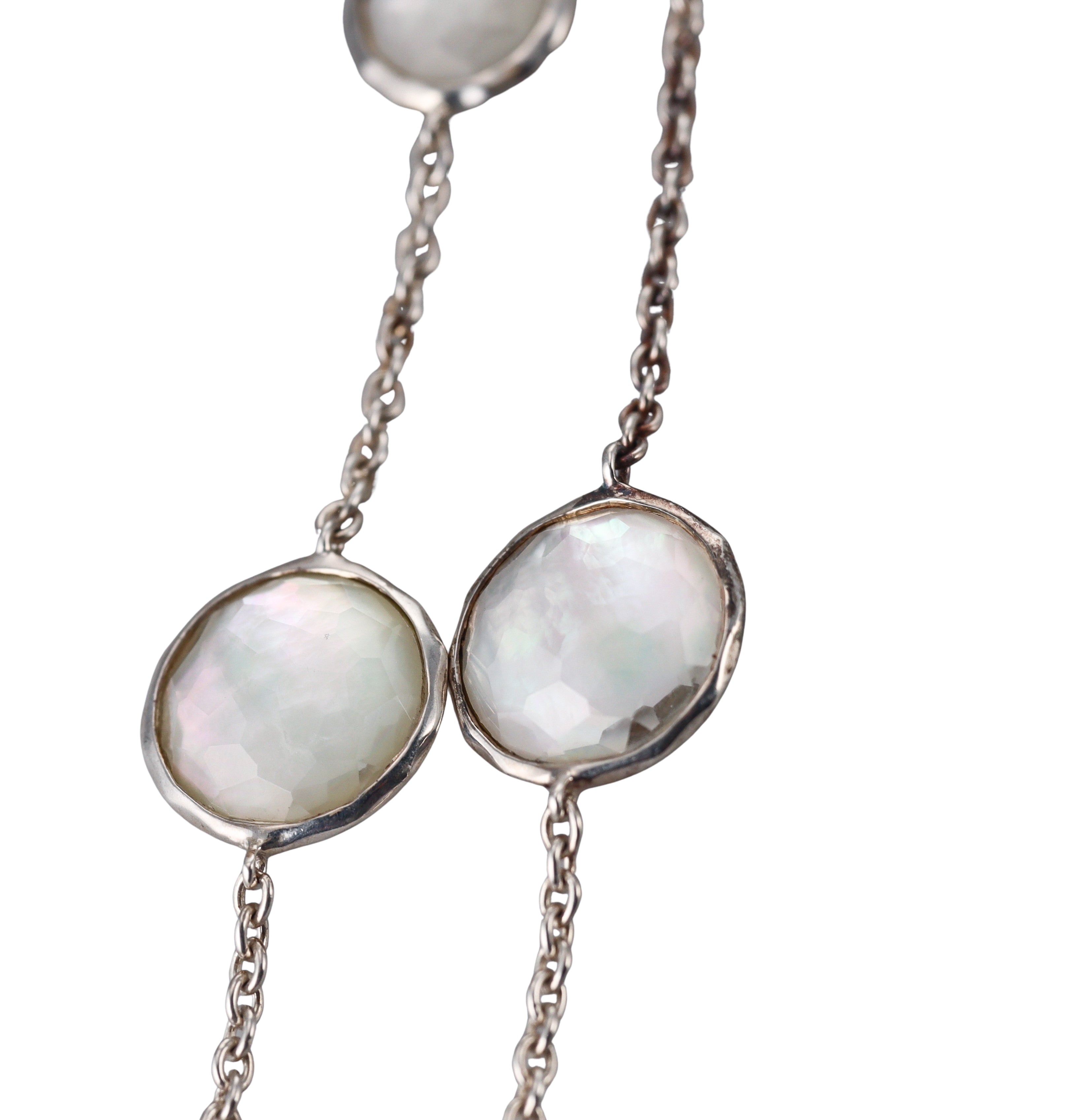 Ippolita Sterling Silver Wonderland MOP & Rock Crystal Long Station Necklace