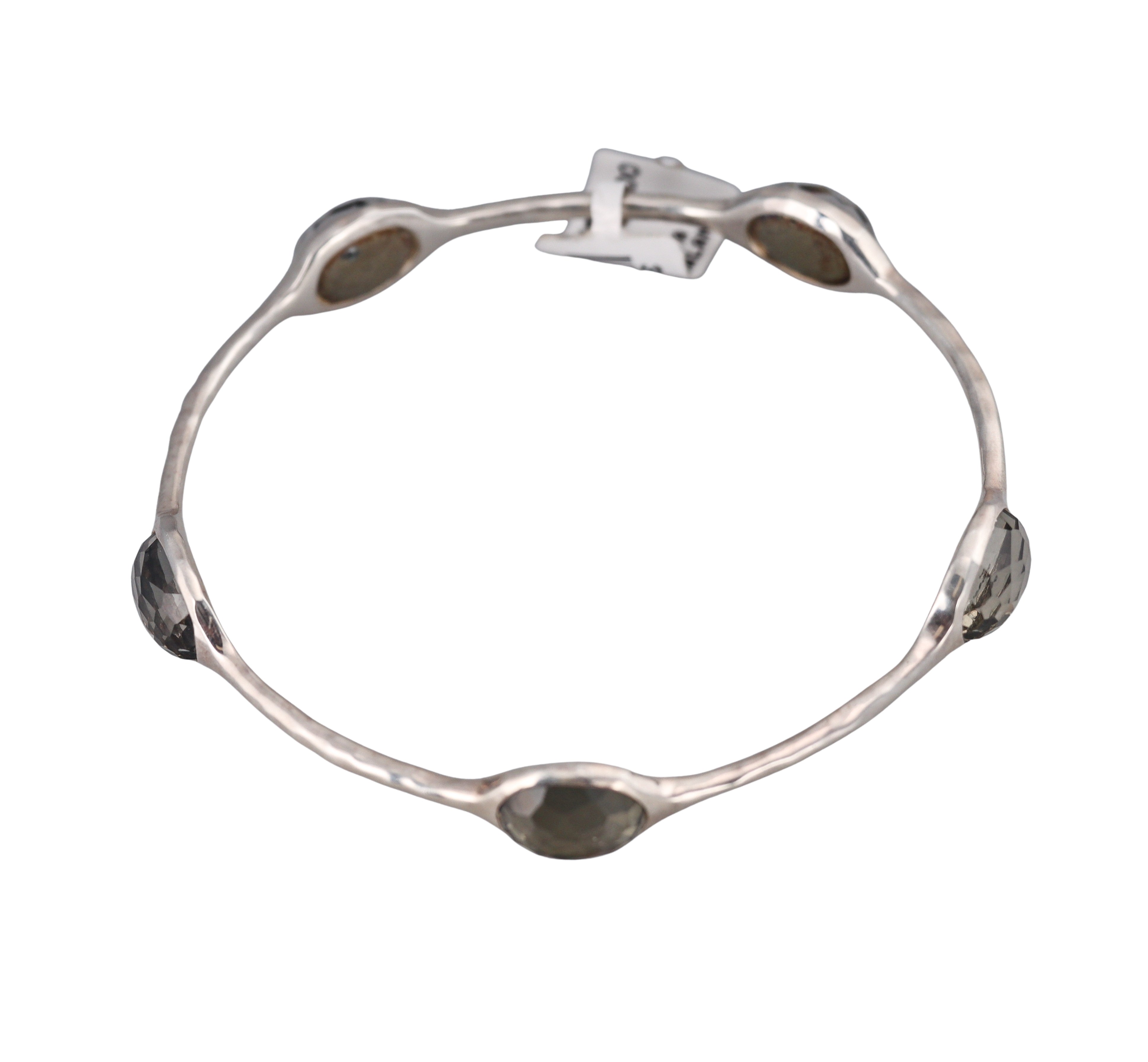 Ippolita Wonderland Sterling Silver Pyrite Bangle Bracelet